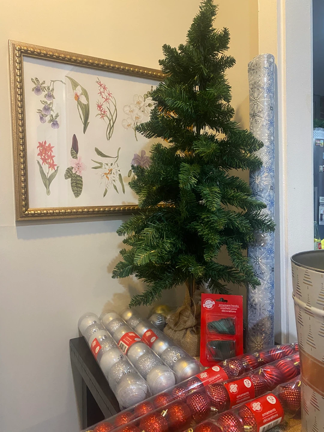 Christmas Tree Ornaments and Hooks Set - photo 3