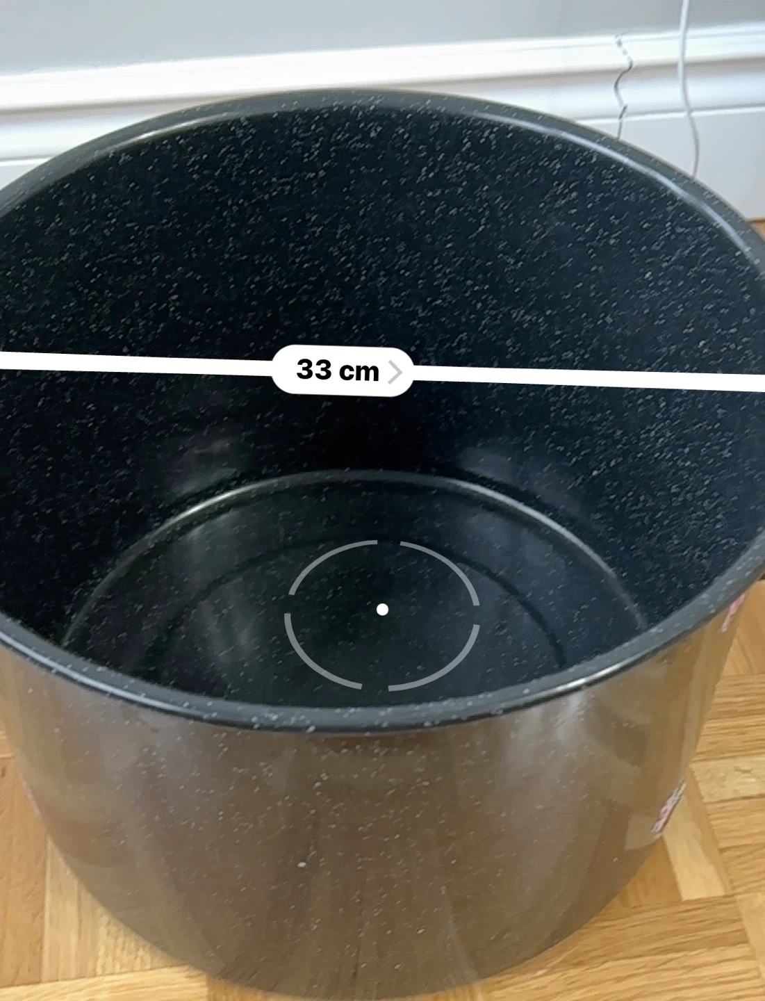 Large Black Speckled Stock Pot with Lid - photo 5