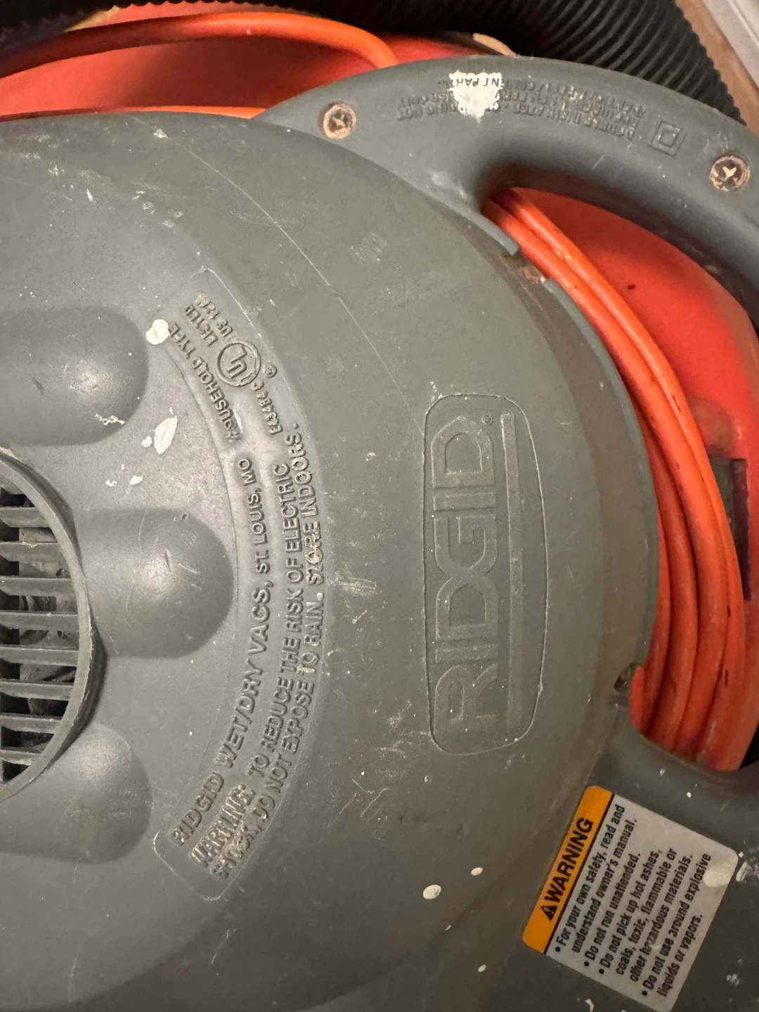 RIDGID Wet/Dry Vac - photo 4