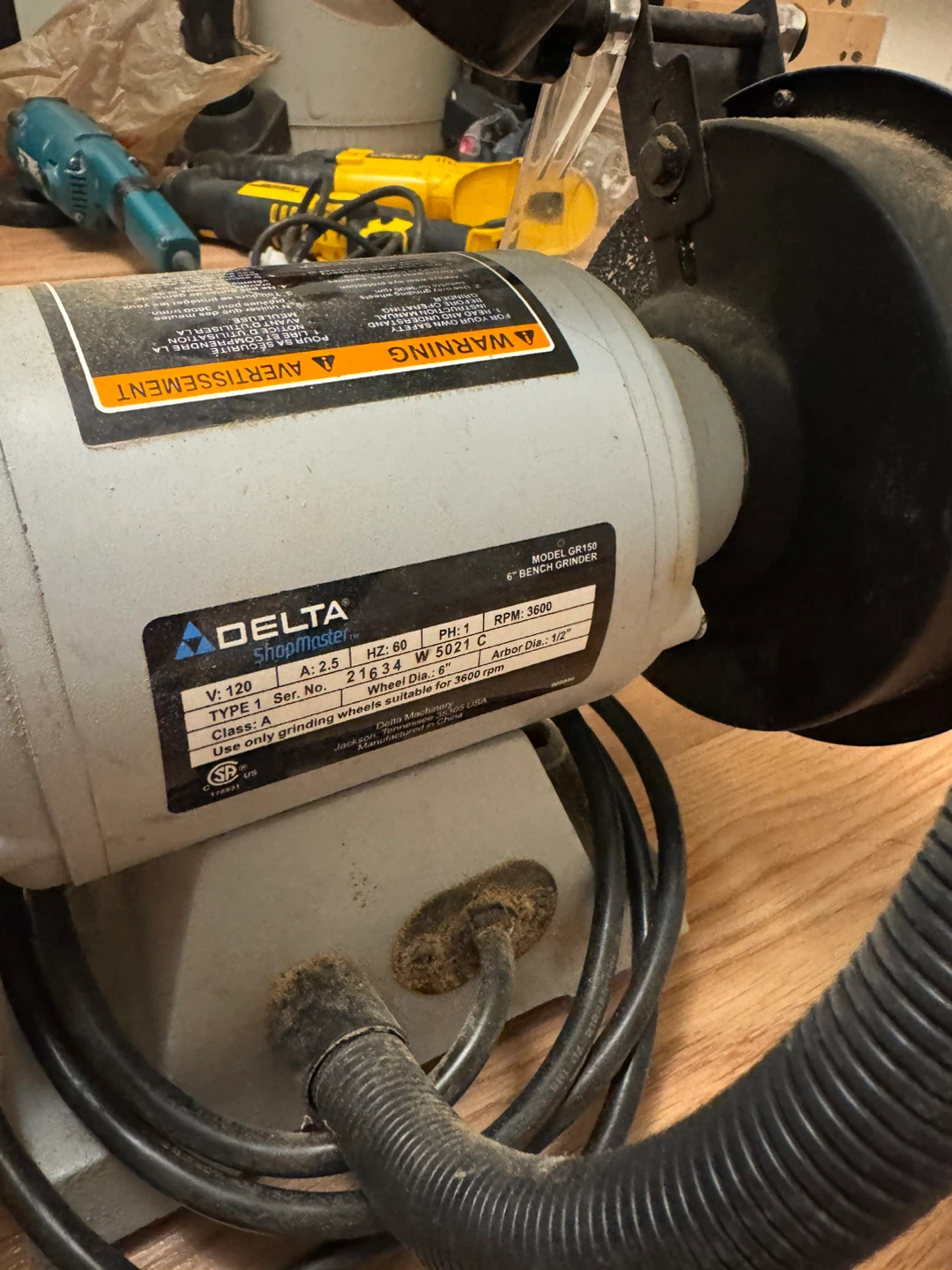 DELTA ShopMaster 6" Bench Grinder - photo 5