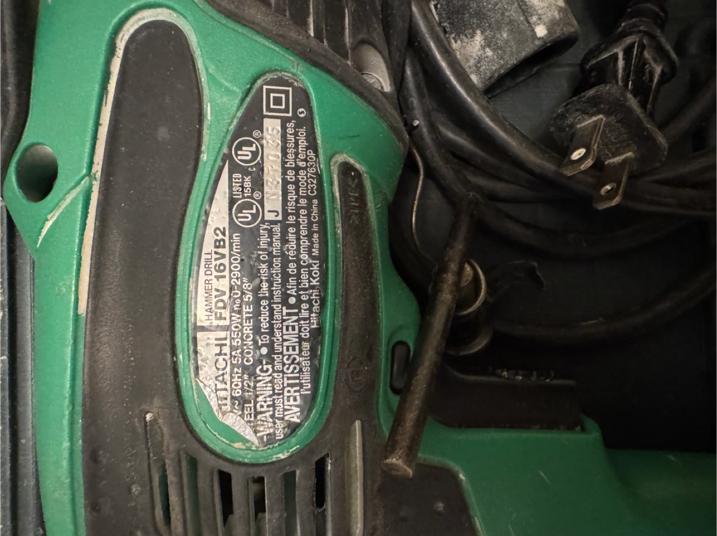 Hitachi Hammer Drill FDV16VB2 - photo 2