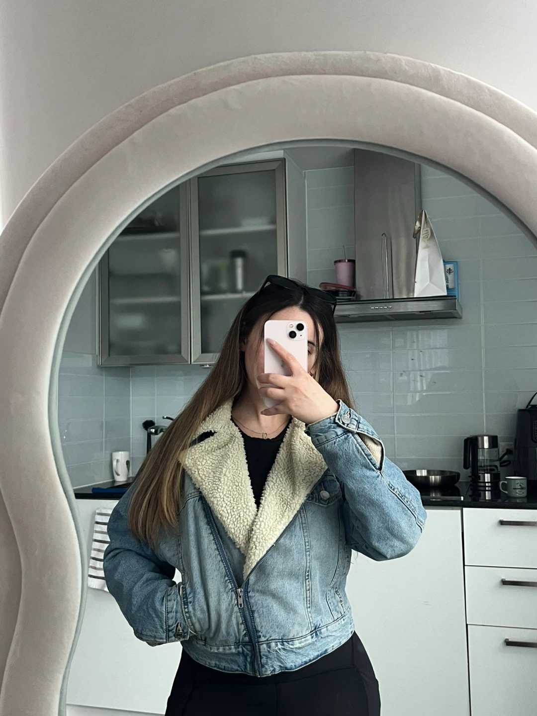 GARAGE Sherpa Lined Denim Jacket - photo 4