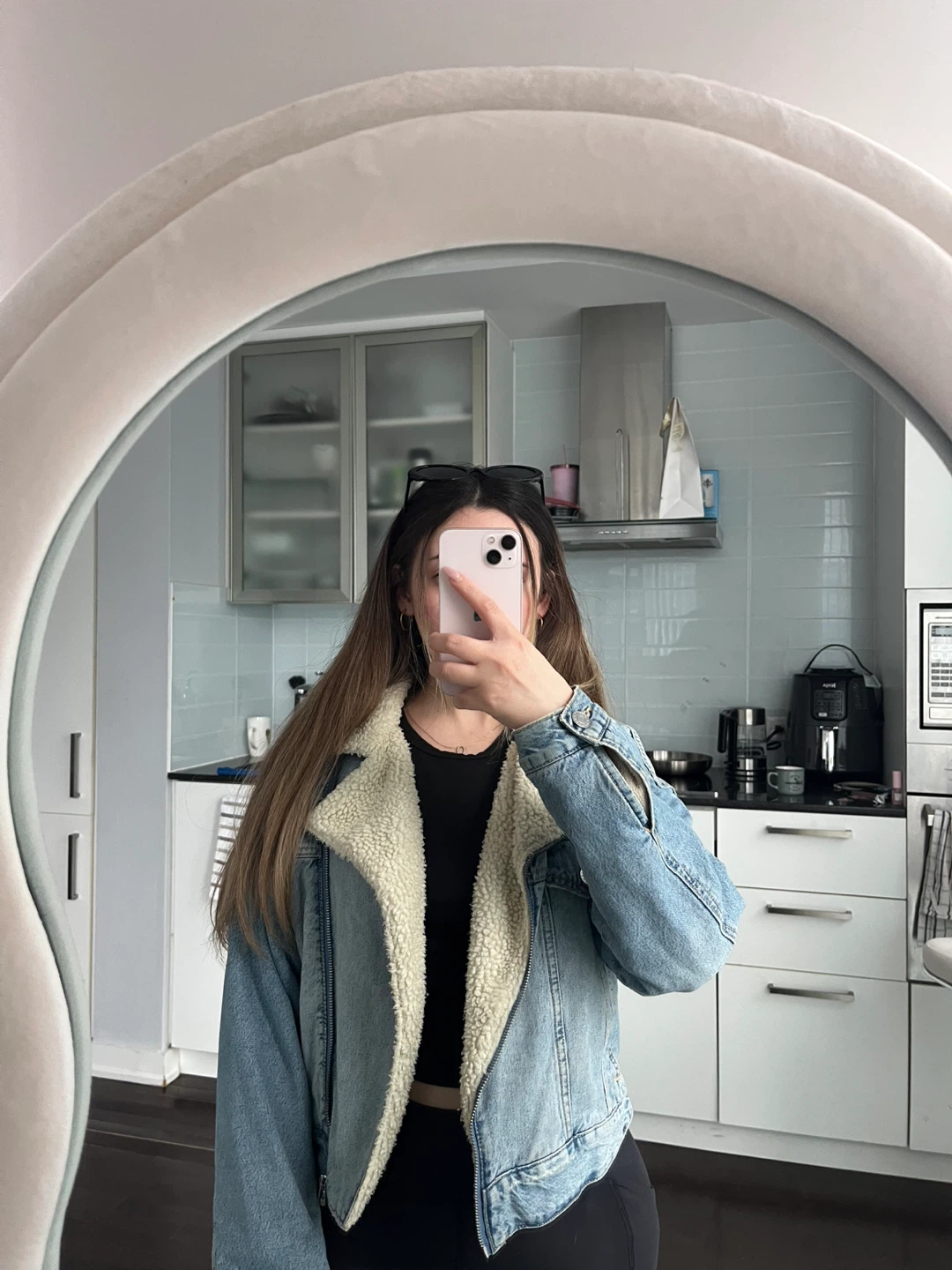 GARAGE Sherpa Lined Denim Jacket - photo 2
