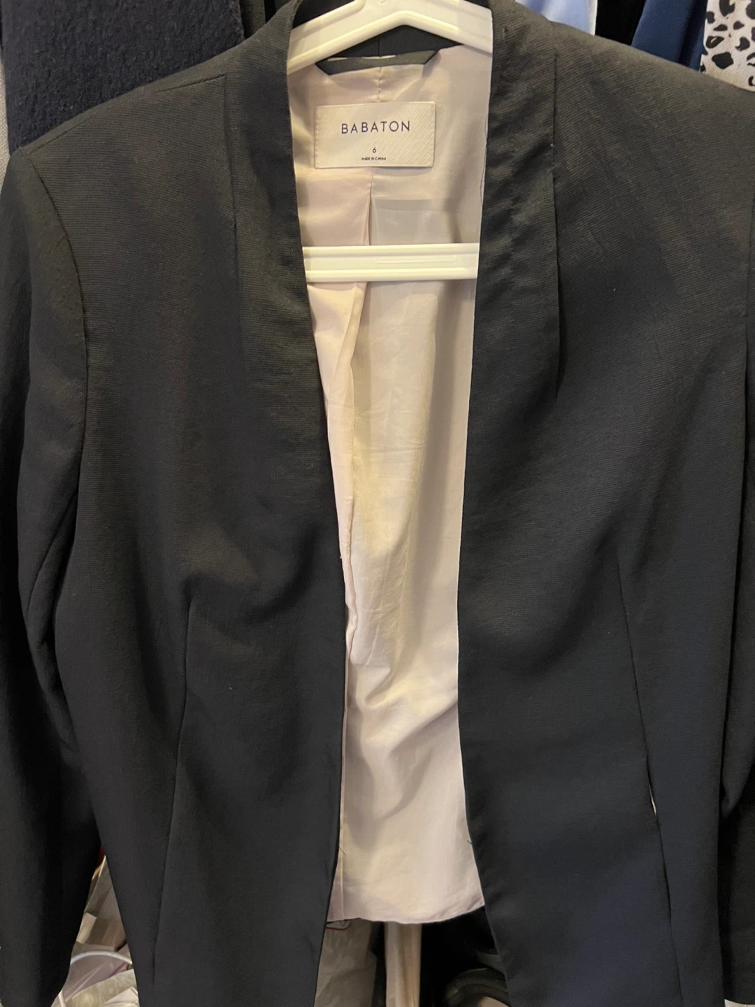 Babaton Black Blazer - Size 6 - photo 3