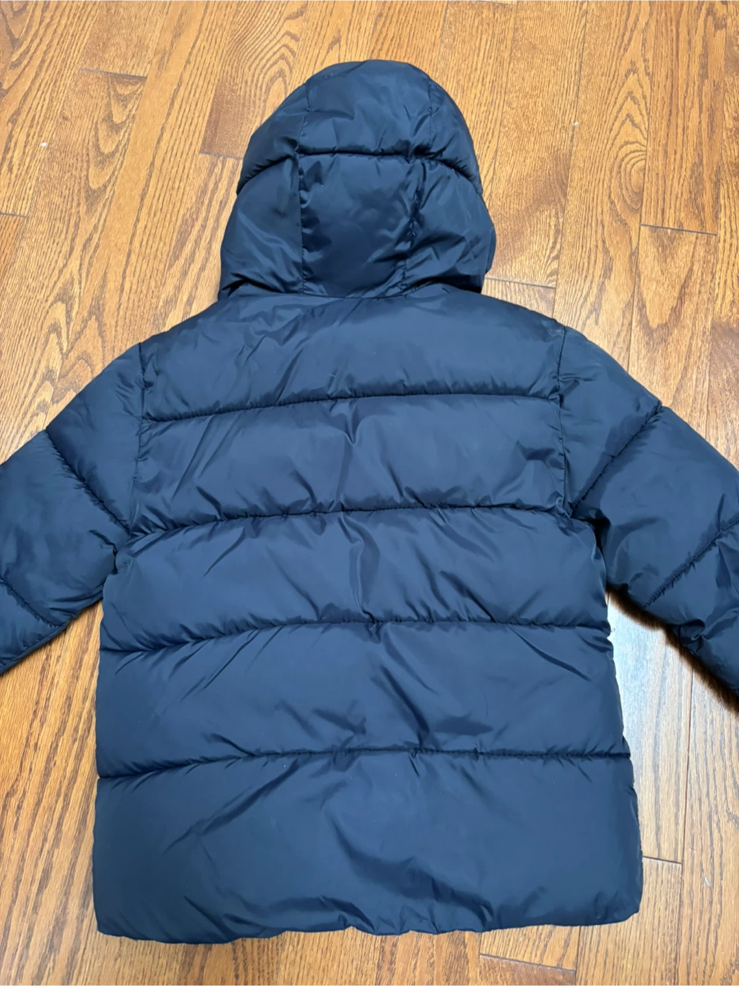 ZARA Navy Blue 9T Puffer Jacket with Hood - Size 9/134 - photo 3