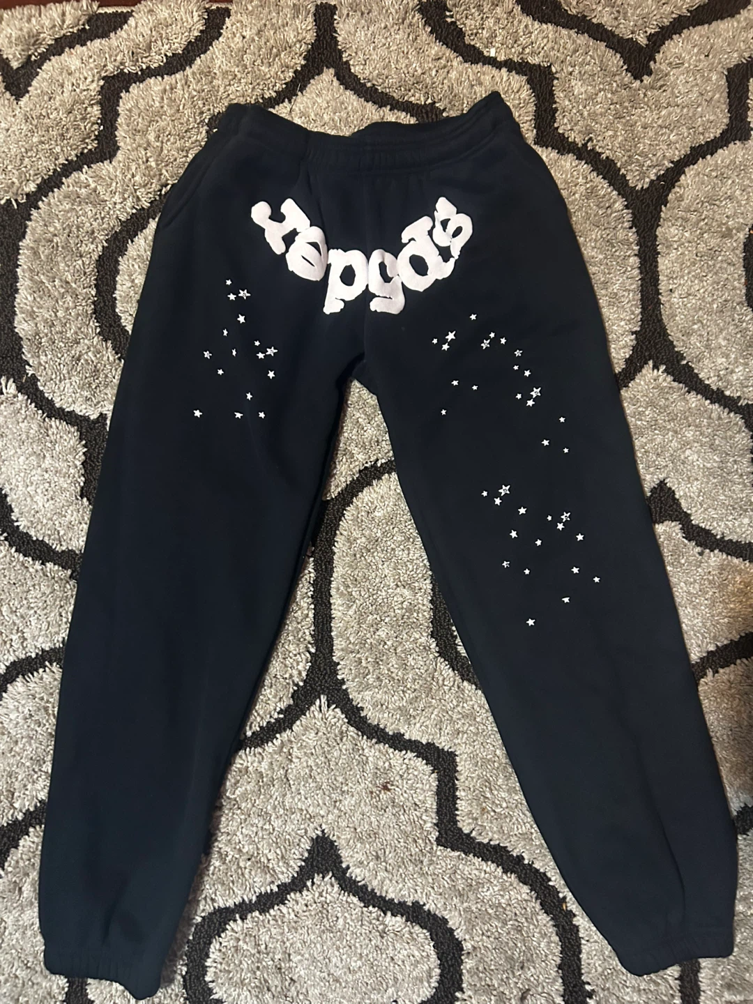 Sp5der Black Sweatpants
