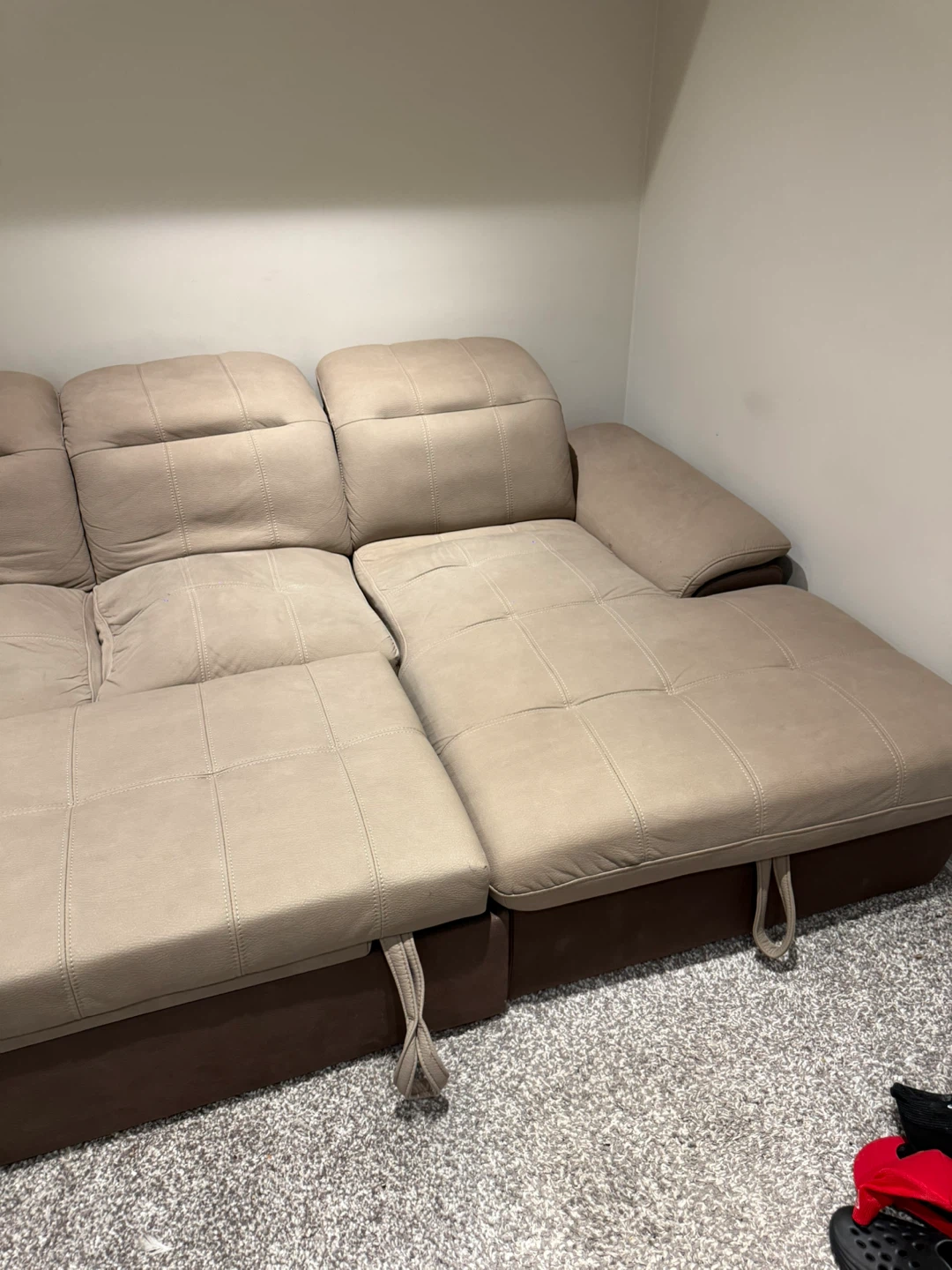 Tan Sectional Sofa - photo 3