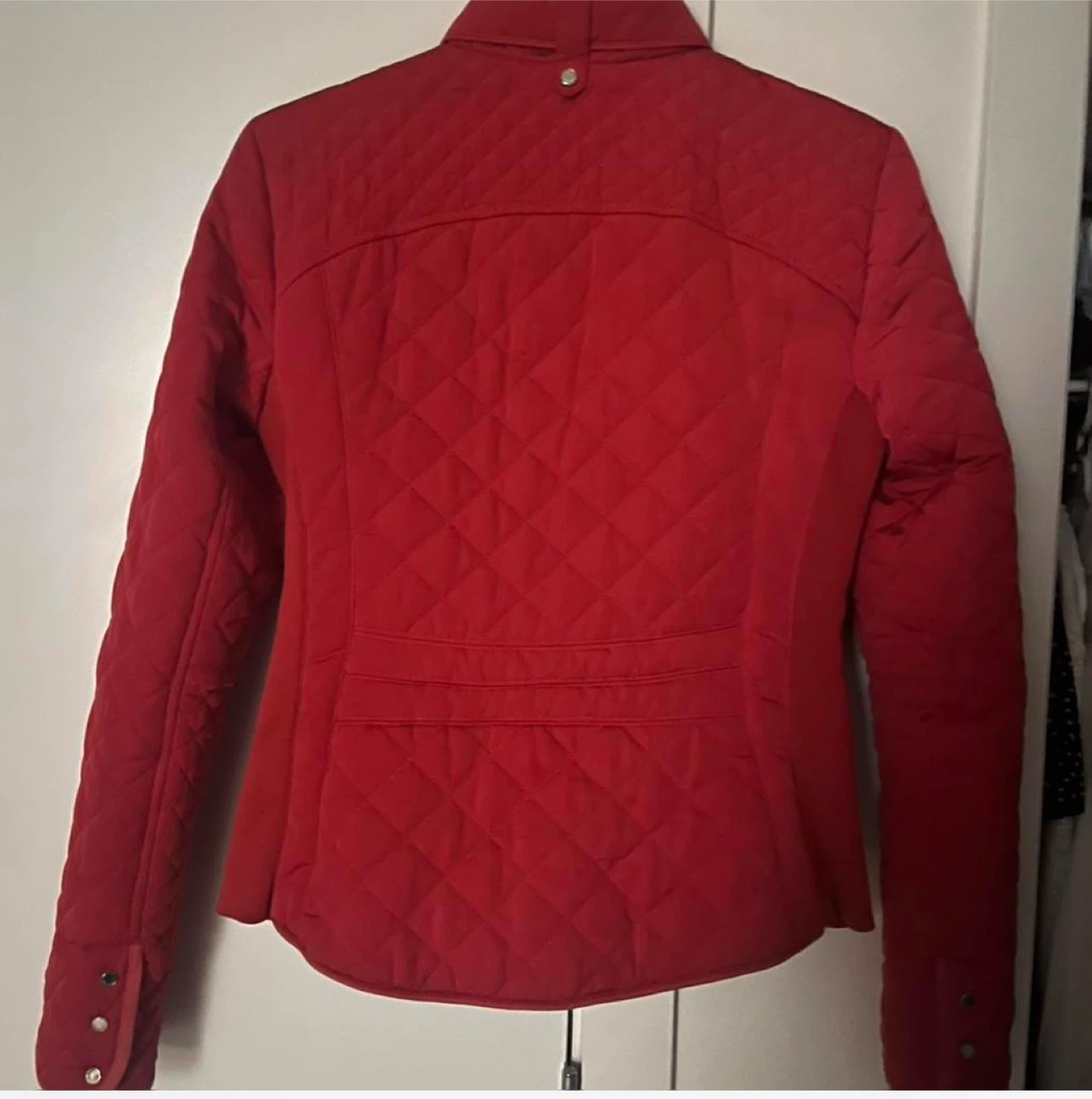 Red Zara Quilted Jacket S - photo 2