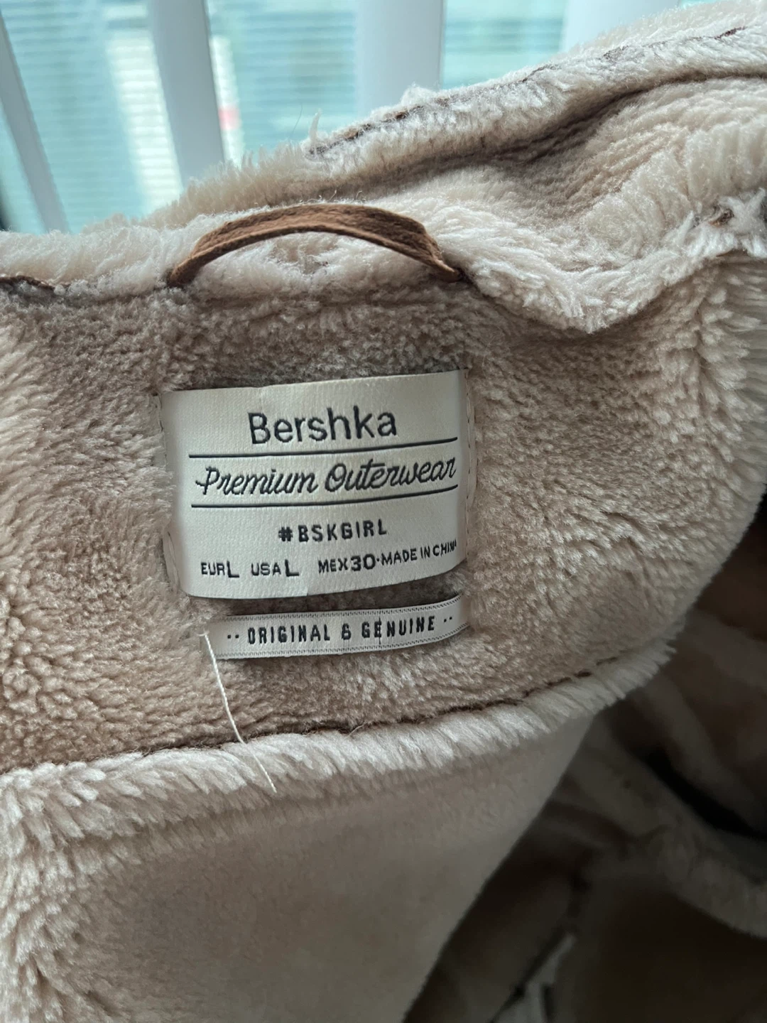 Bershka Faux Suede Shearling Jacket - photo 4