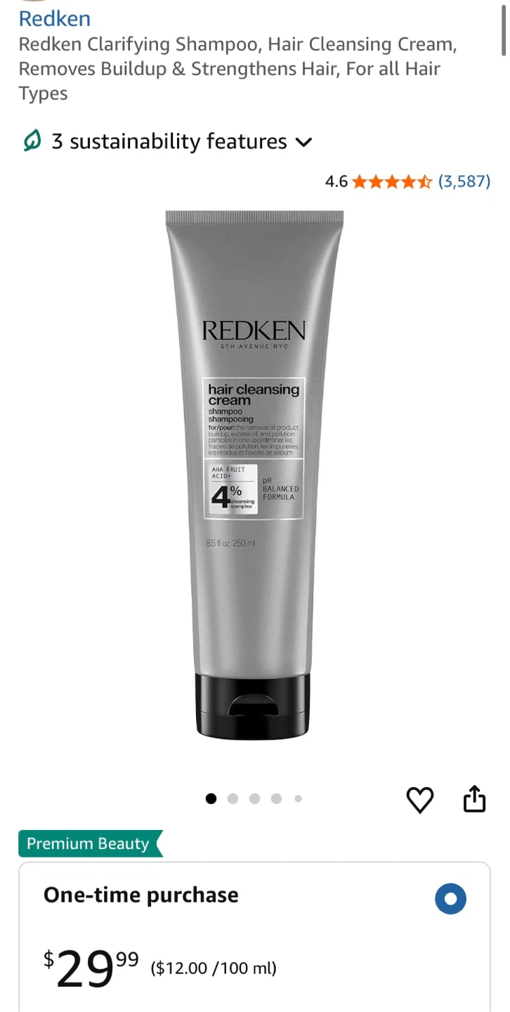 Redken Hair Cleansing Cream Shampoo 250 mL - photo 4
