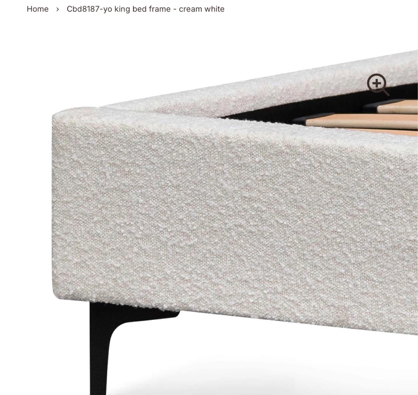 King size bed frame - photo 3