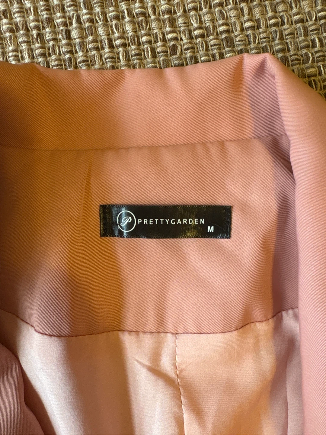 PRETTYGARDEN Pink Blazer Jacket Size M - photo 3