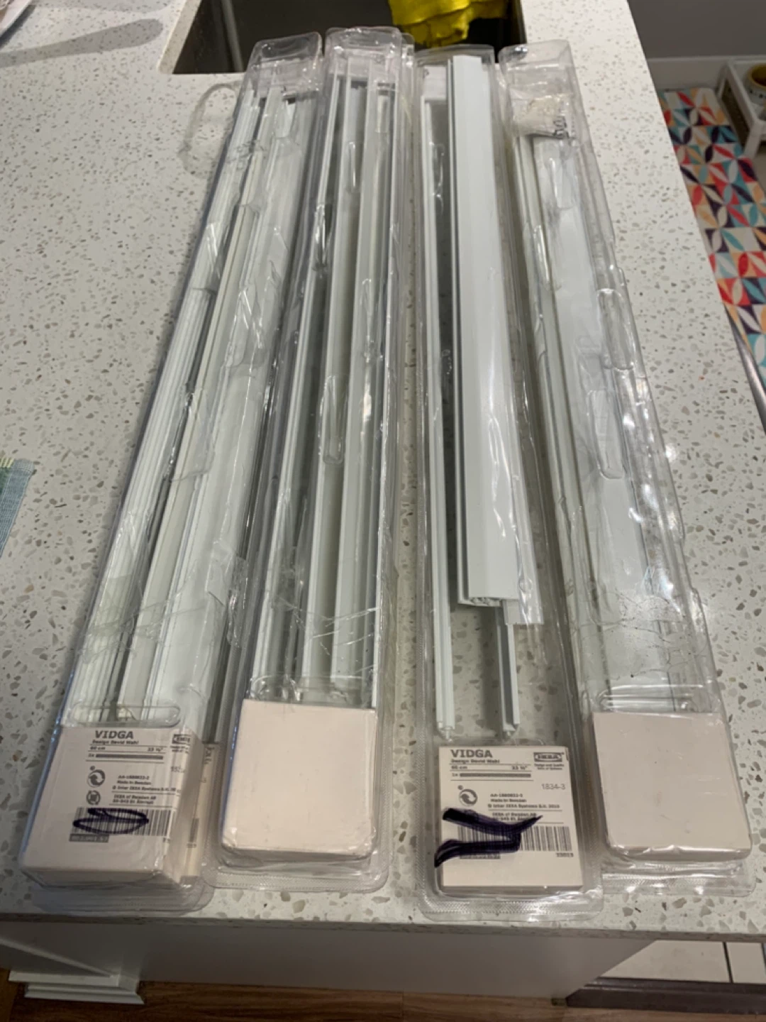 IKEA VIDGA panel curtain/ blind holders - photo 2