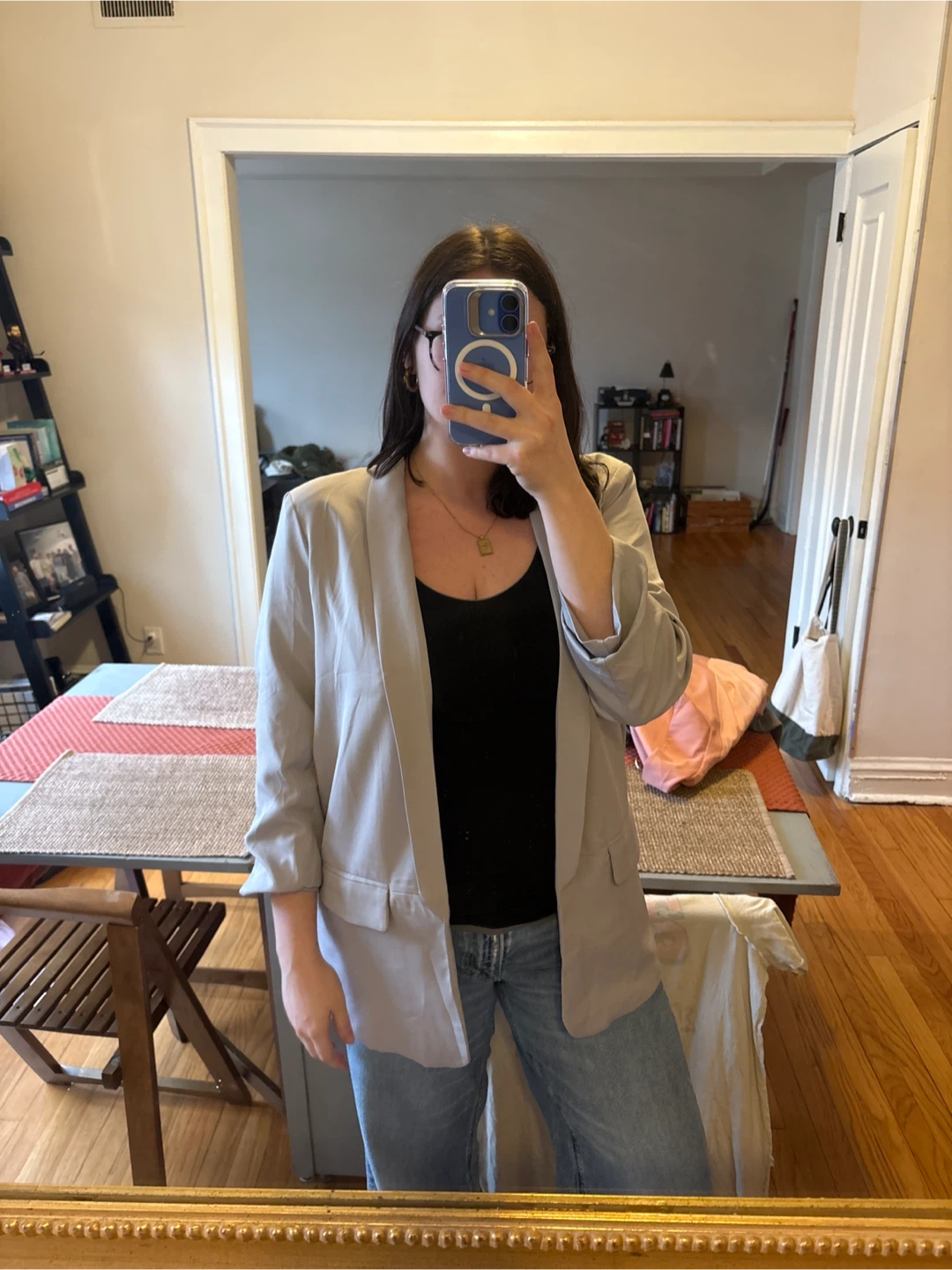 Strut & Bolt Women's gray Blazer Size L - photo 3