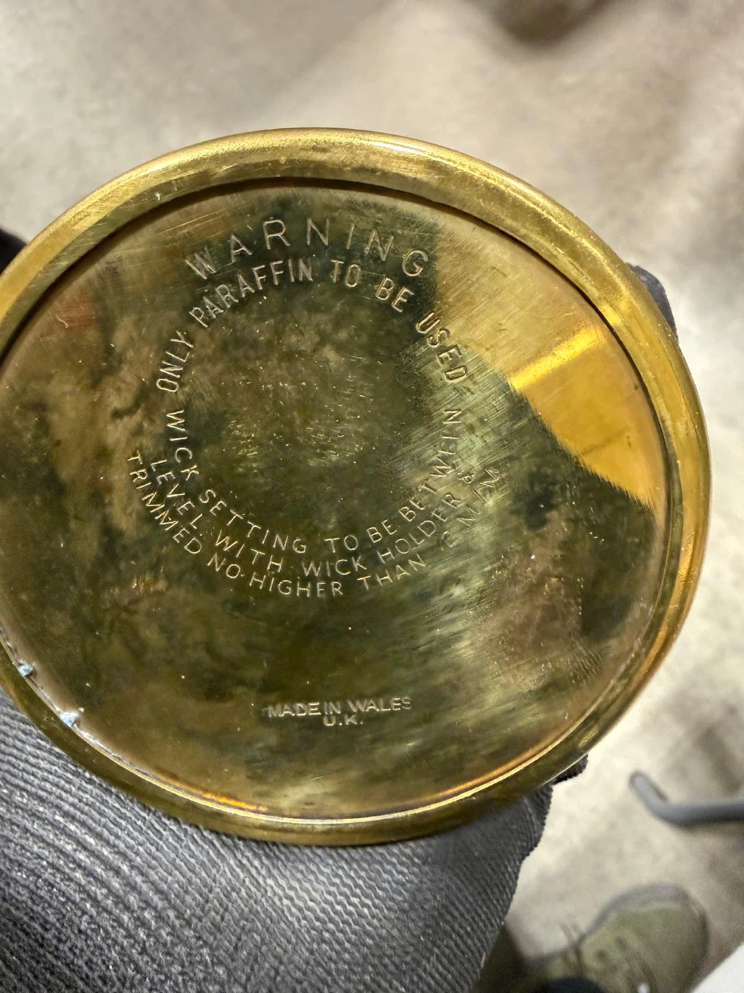 British Coal Mining Lamp Type Vale Aberaman Colliery - photo 4
