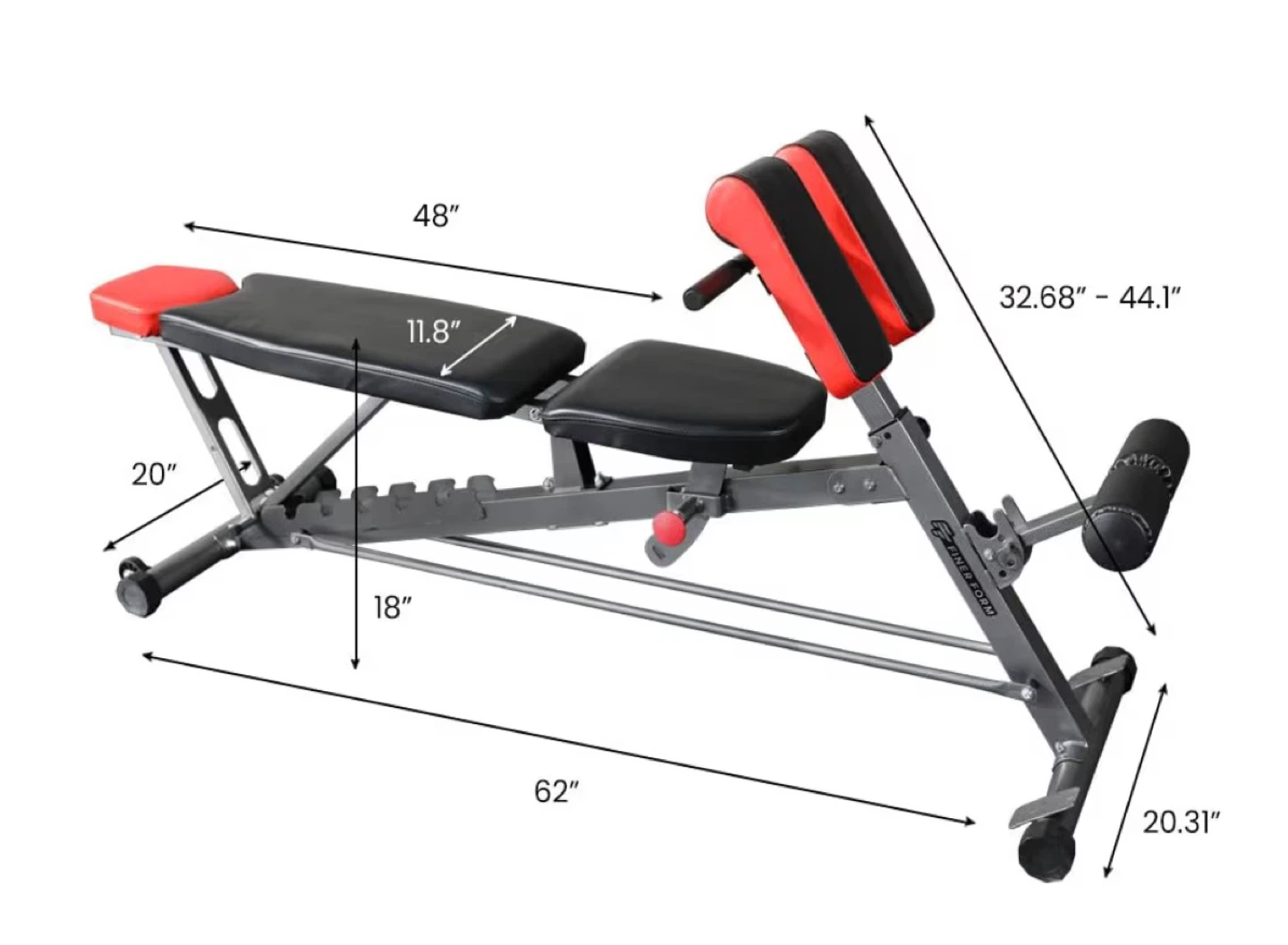 Adjustable Weight Bench / Roman Chair with 1000 lbs Capacity - photo 4