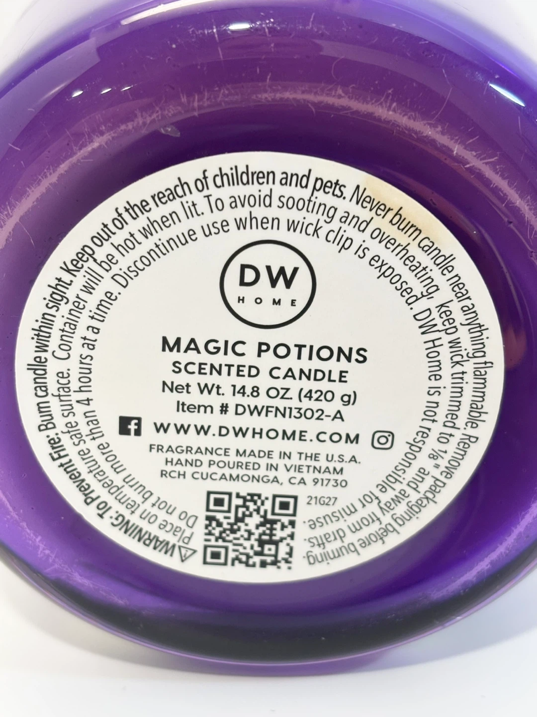 Magic Potions Scented Candle Halloween Witch - photo 4