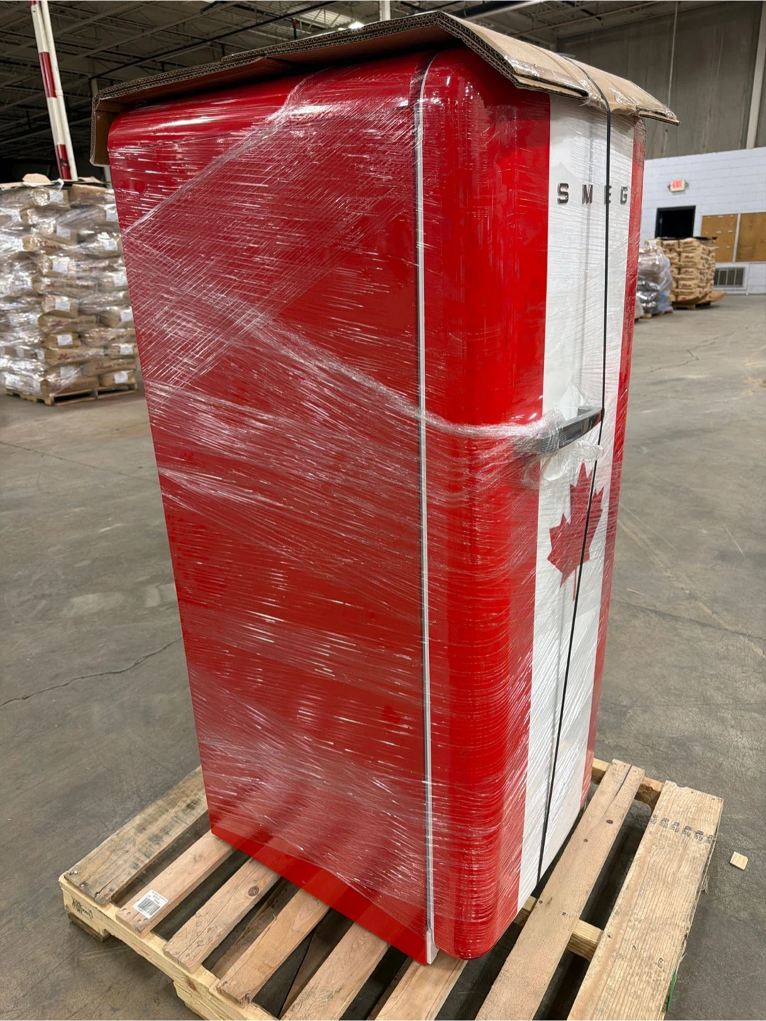 Smeg Canada Flag Refrigerator