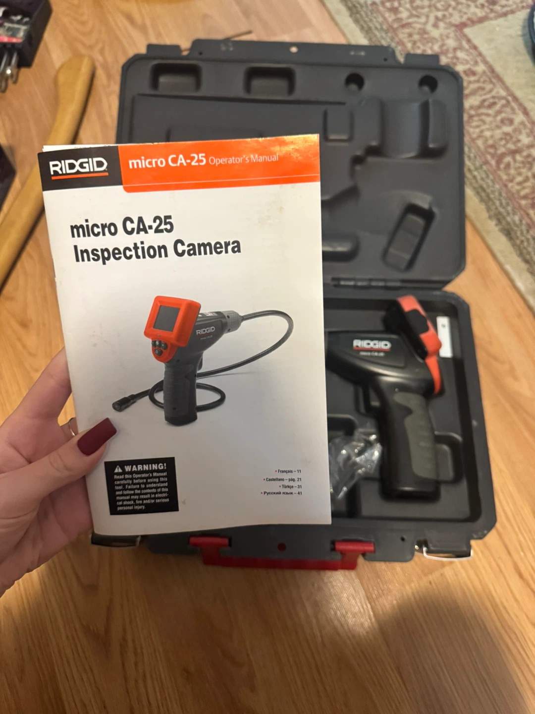 RIDGID micro CA-25 Inspection Camera with Case - photo 2