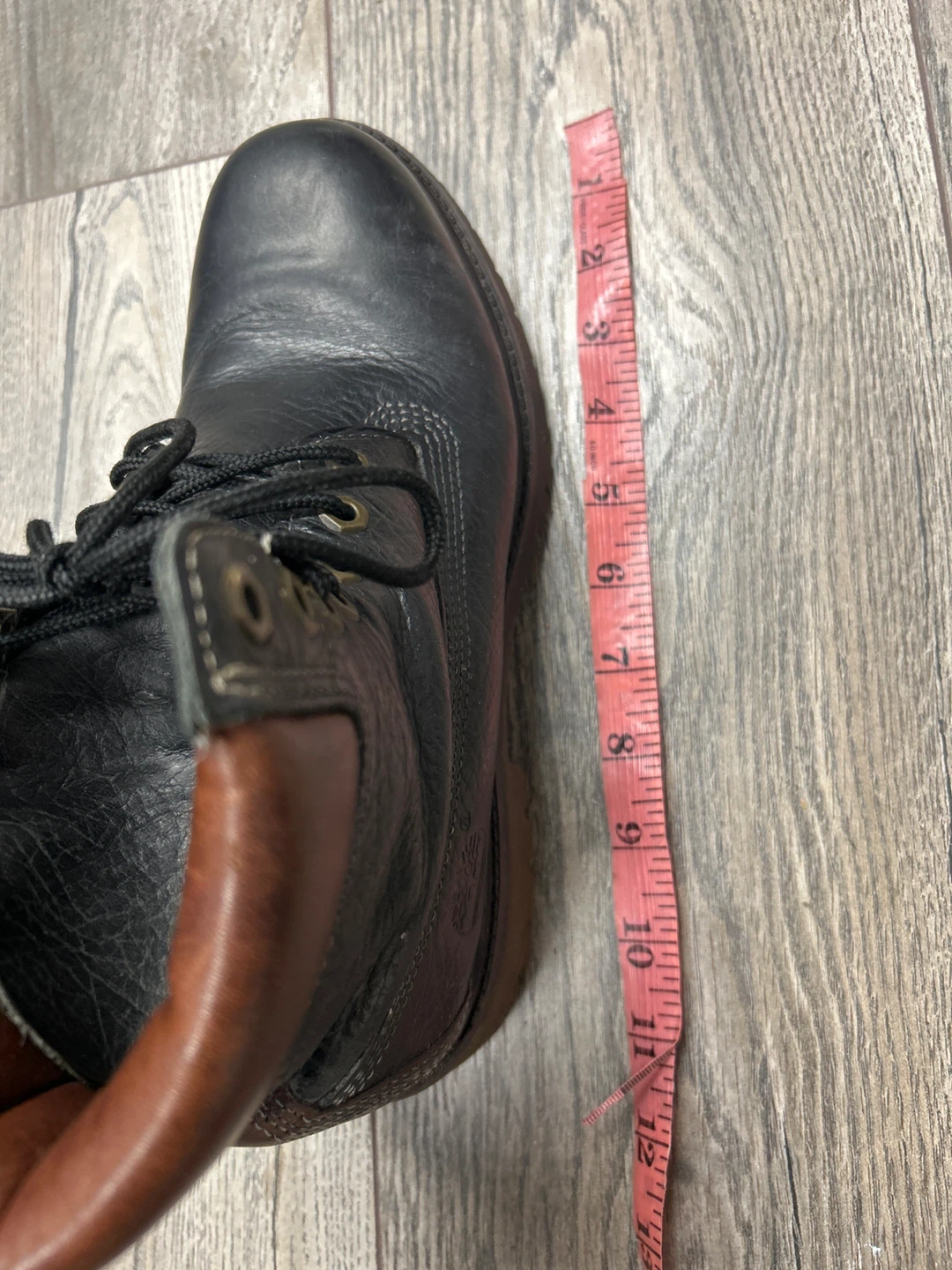 Black Leather Work Boots - photo 3