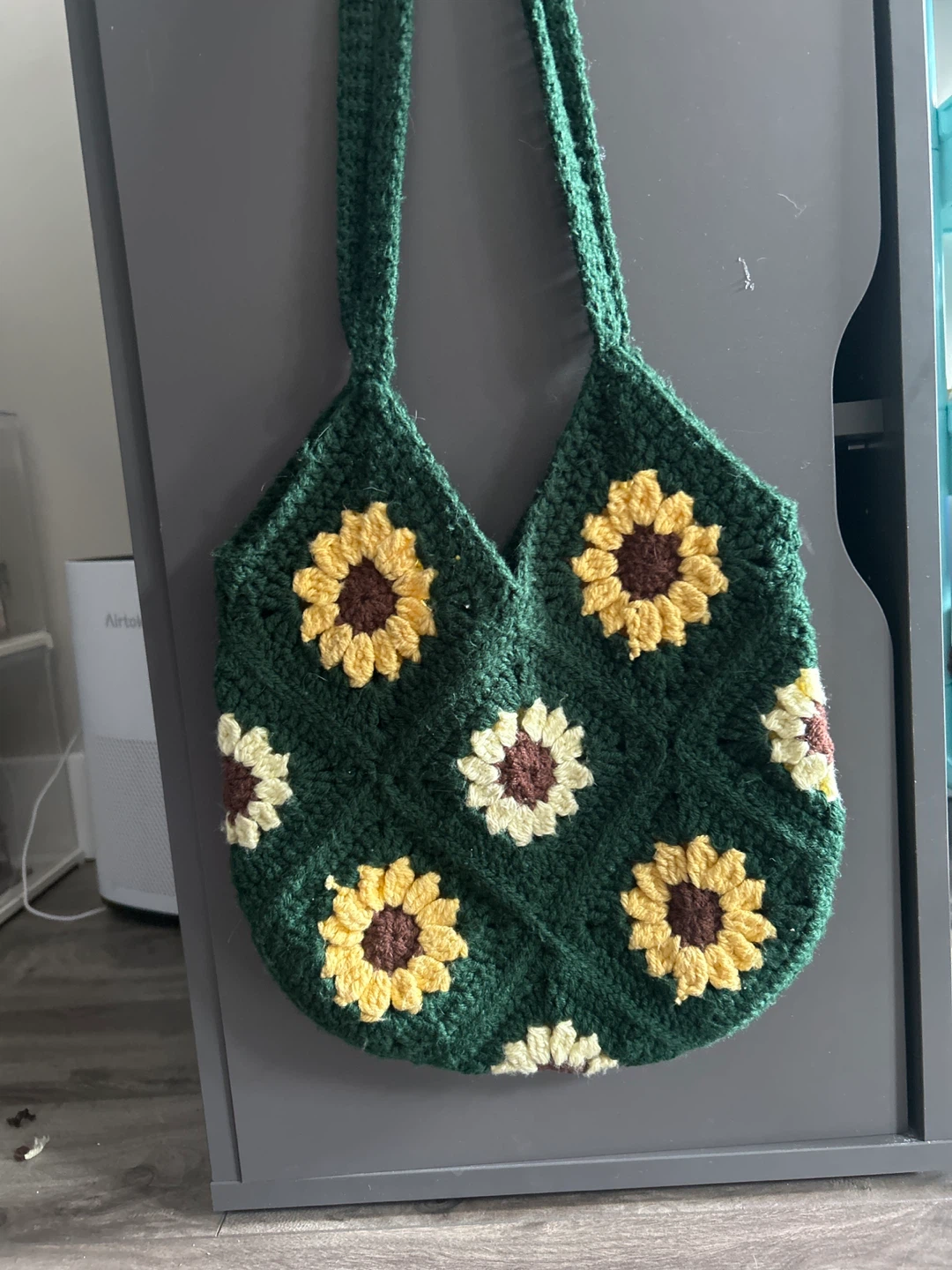 Handmade Crochet Sunflower Bag - photo 2