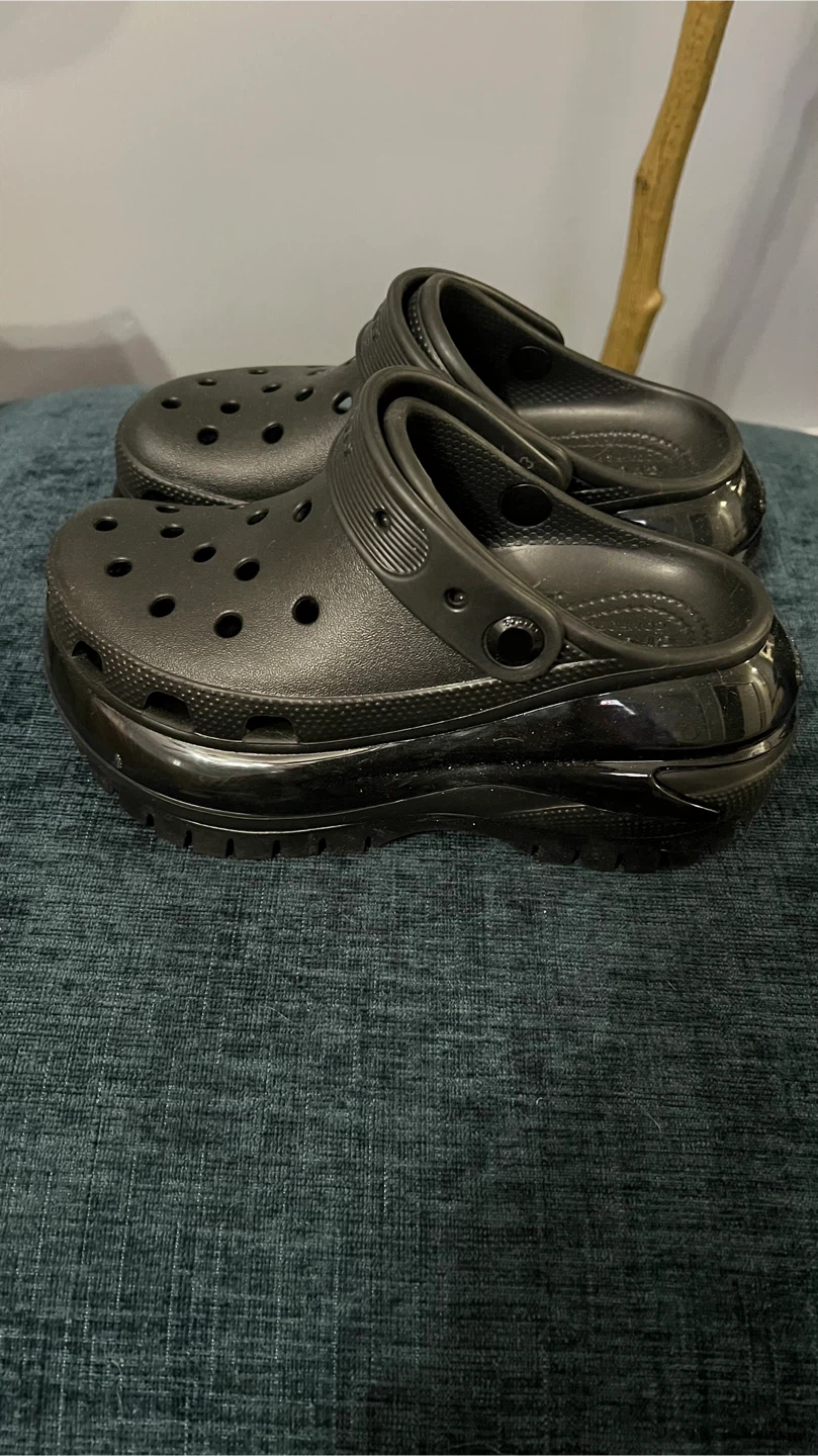 Crocs Classic Platform Clogs Black