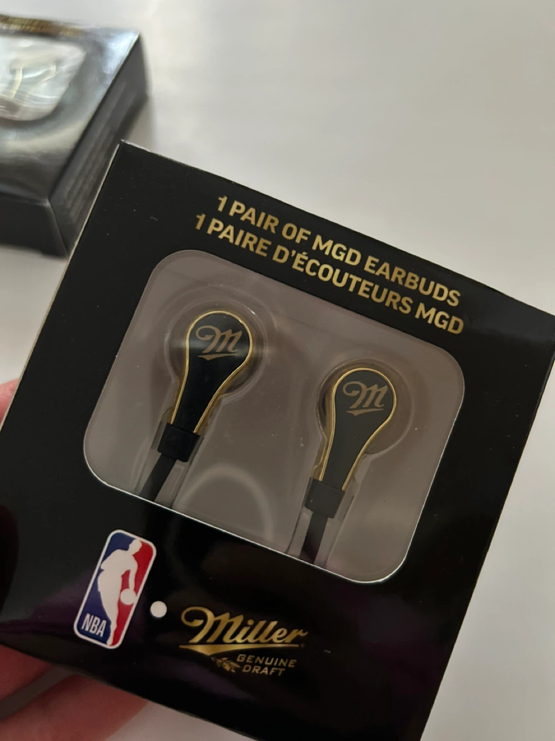 Brand New in Package MGD Earbuds - NBA