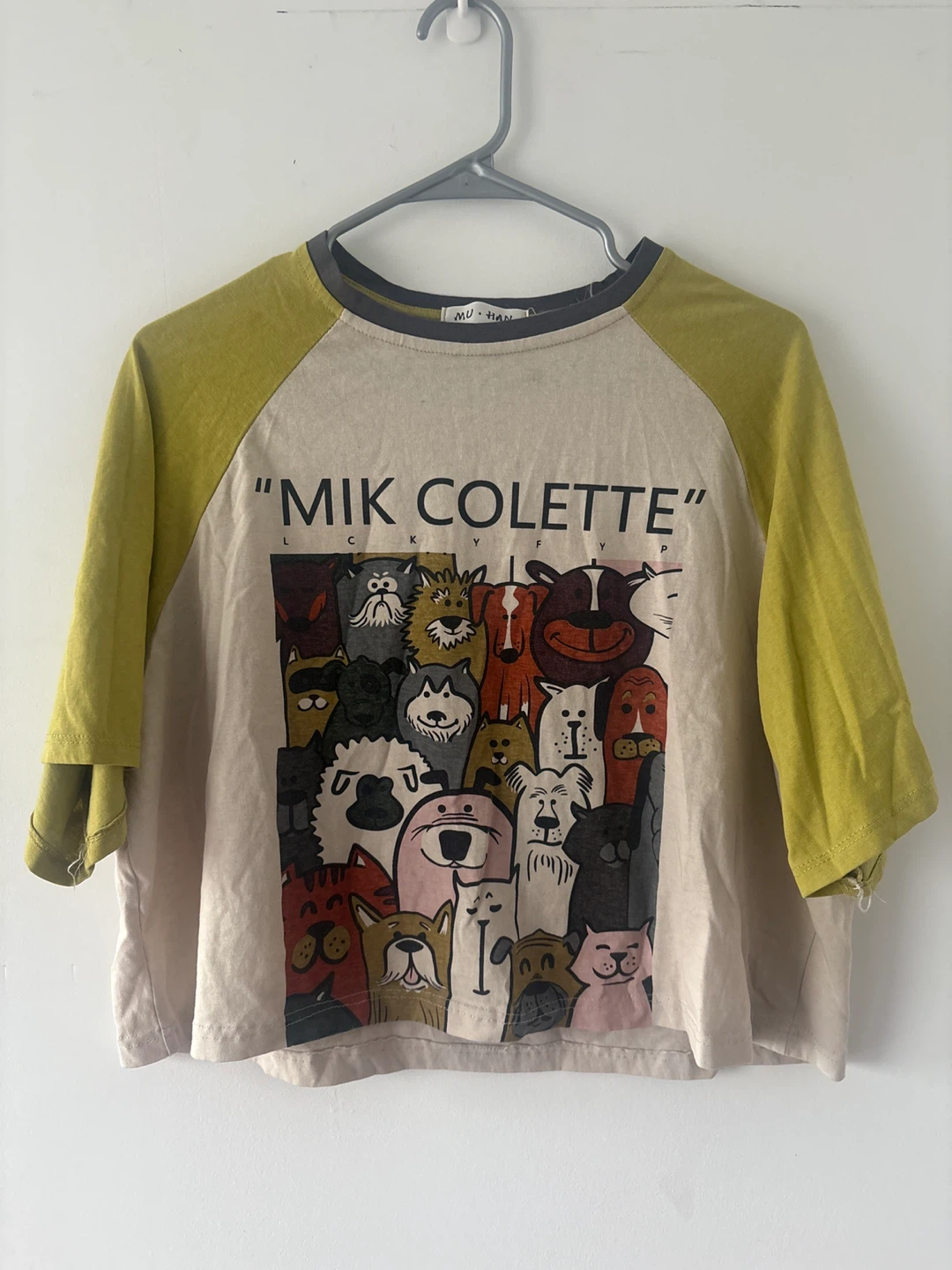 MIK COLETTE "Lucky Typo" graphic t-shirt
