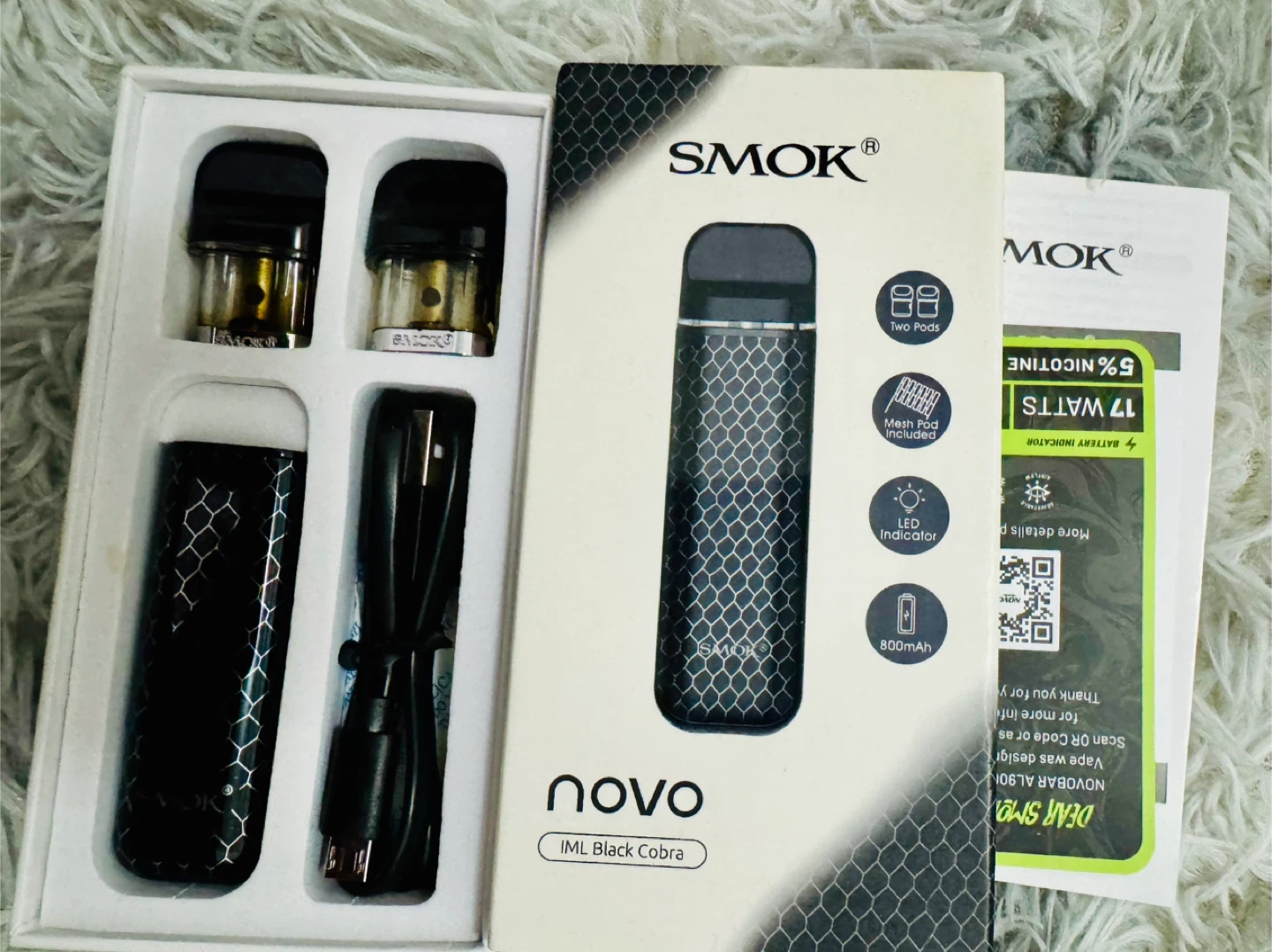 SMOK Novo IML Black Cobra Pod System Kit
