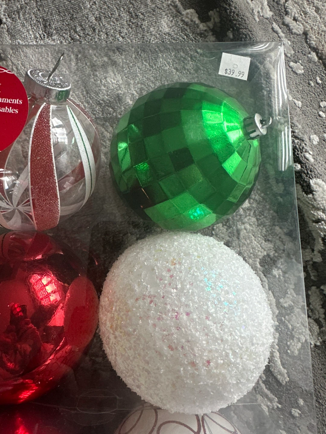 New Ashland Shatterproof Christmas Ornaments (4PC, 4.7 in) - photo 3