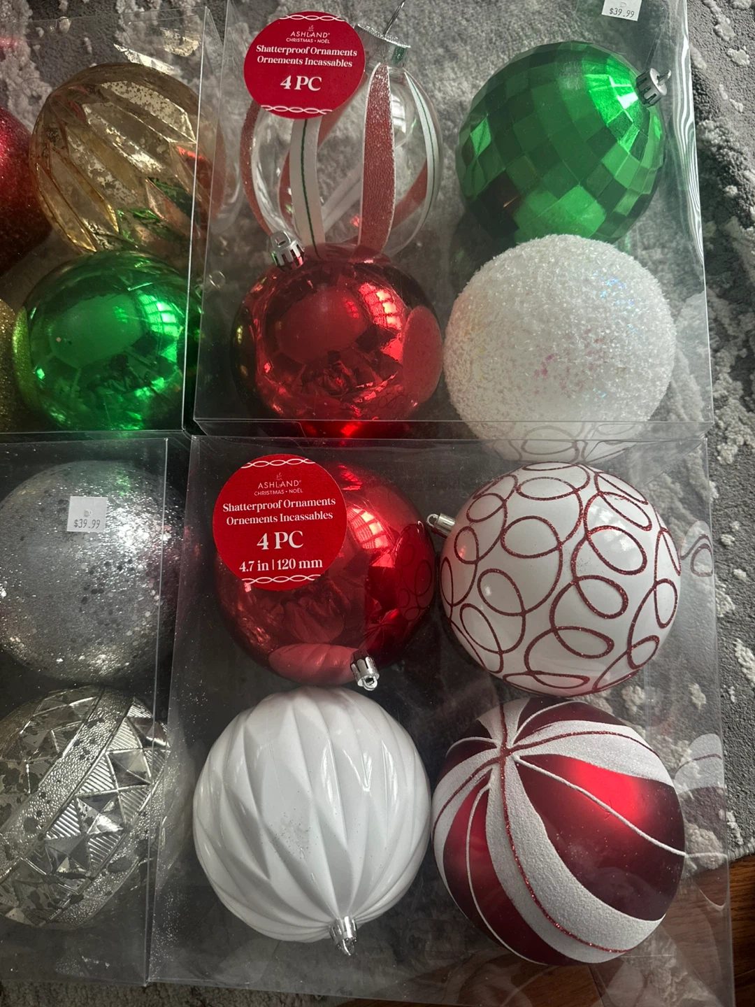 New Ashland Shatterproof Christmas Ornaments (4PC, 4.7 in) - photo 4
