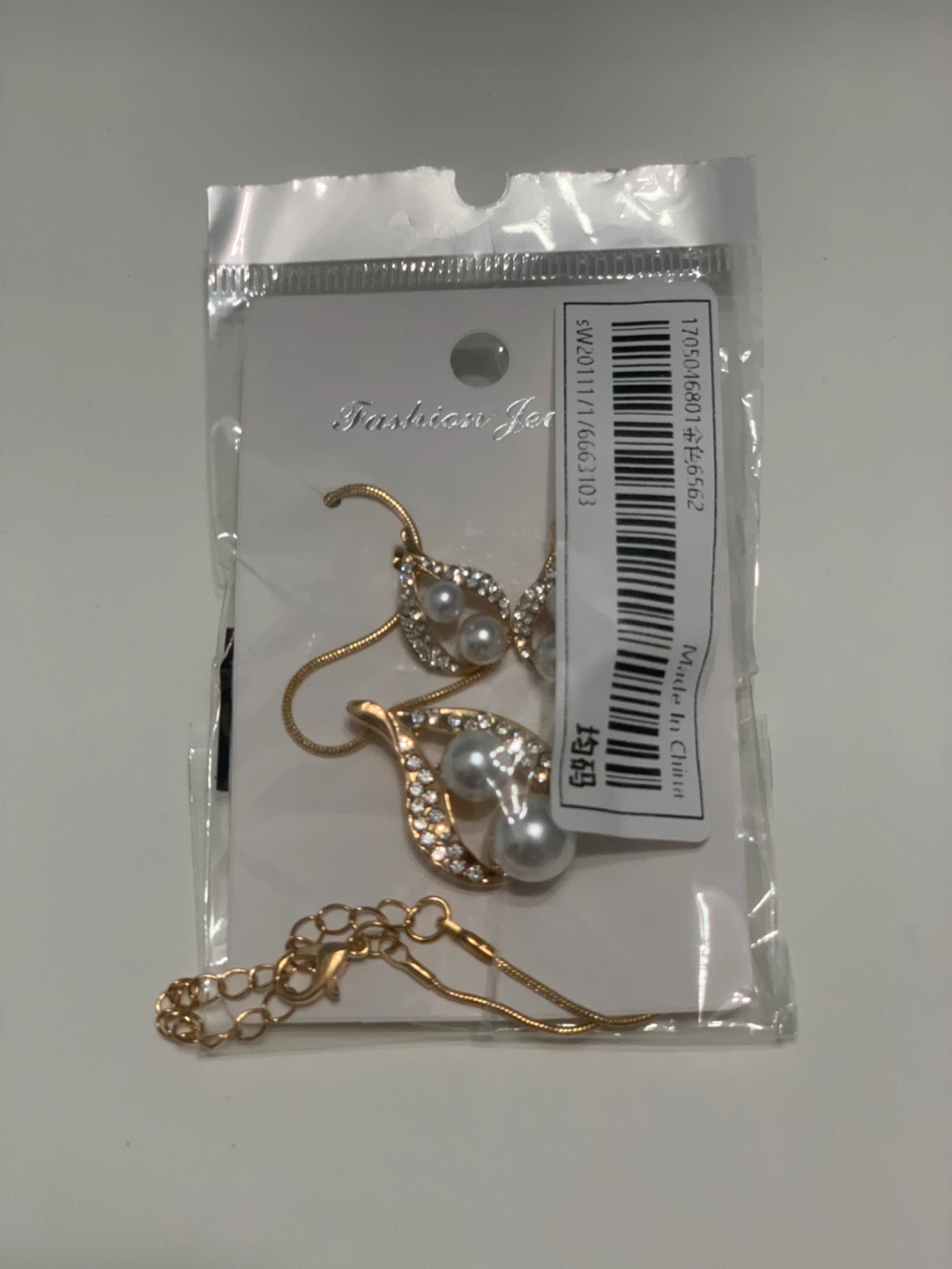 Fashion Jewelry Necklace and Earrings Set - photo 2
