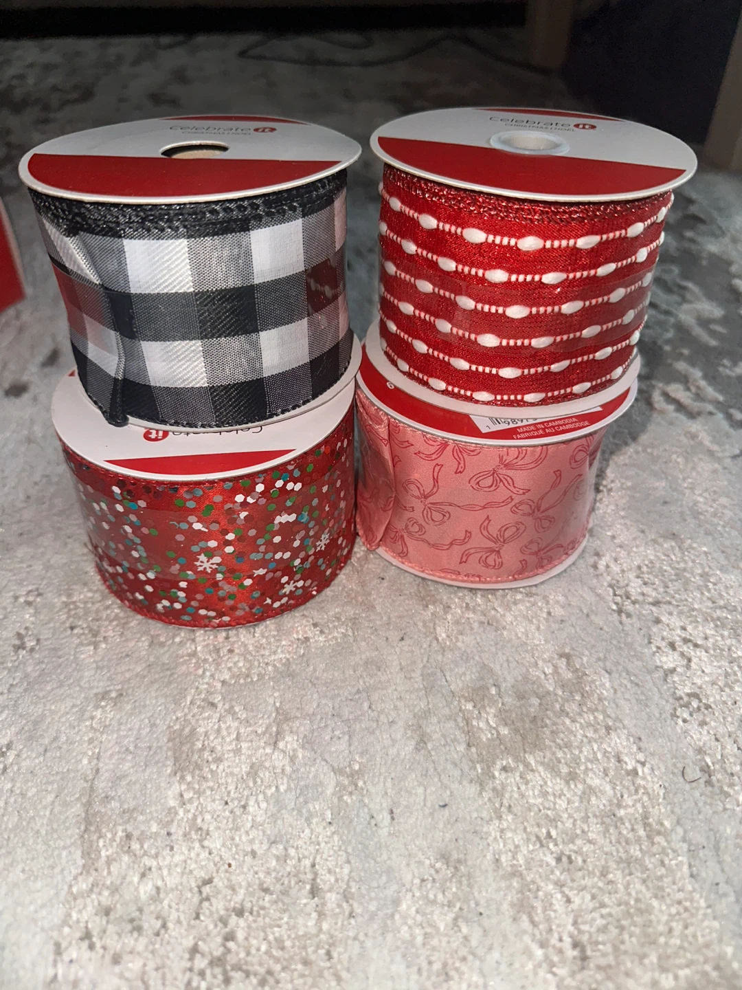 New Christmas Celebrate It Ribbon Bundle