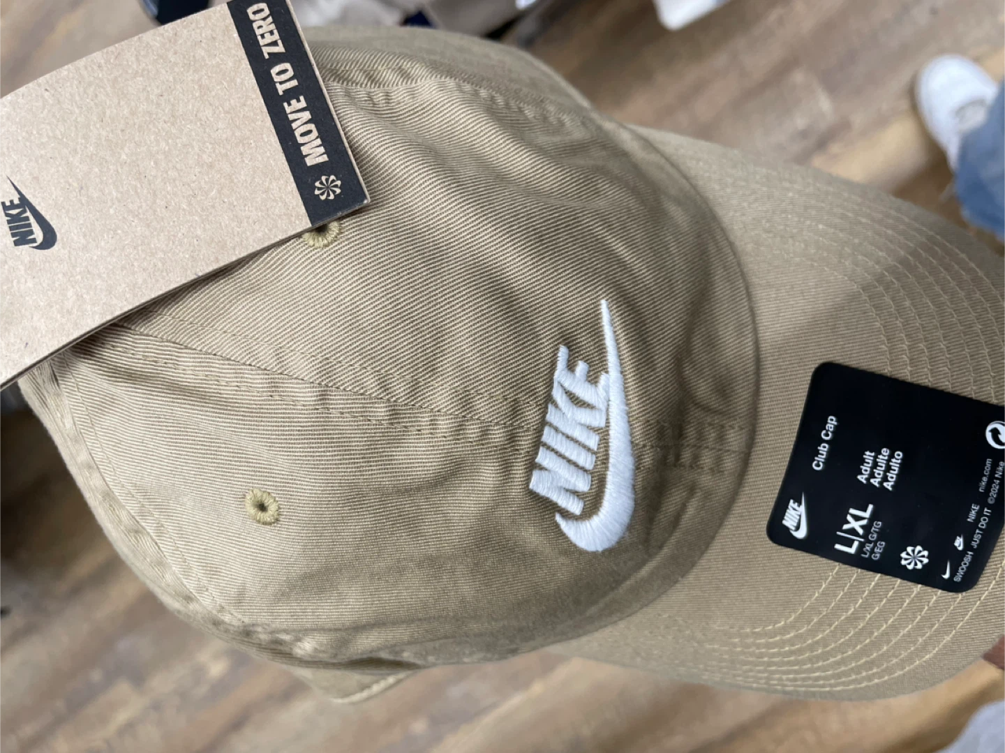 Nike Club Cap L/XL Tan Cotton - photo 2