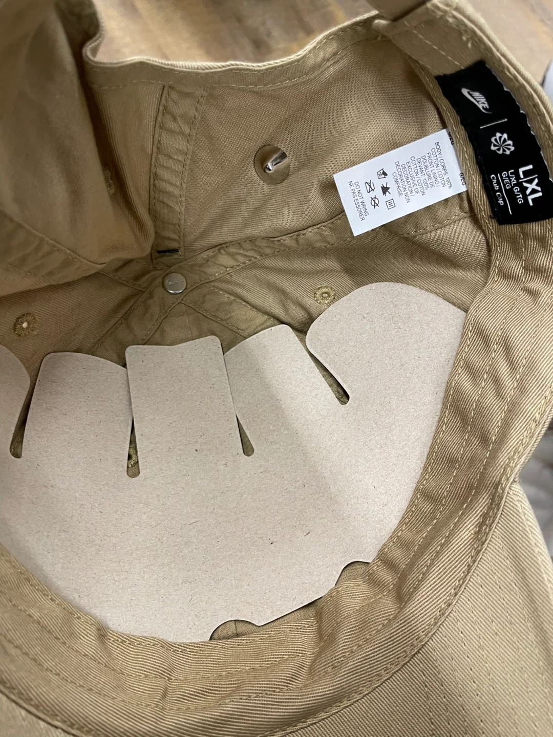 Nike Club Cap L/XL Tan Cotton - photo 5