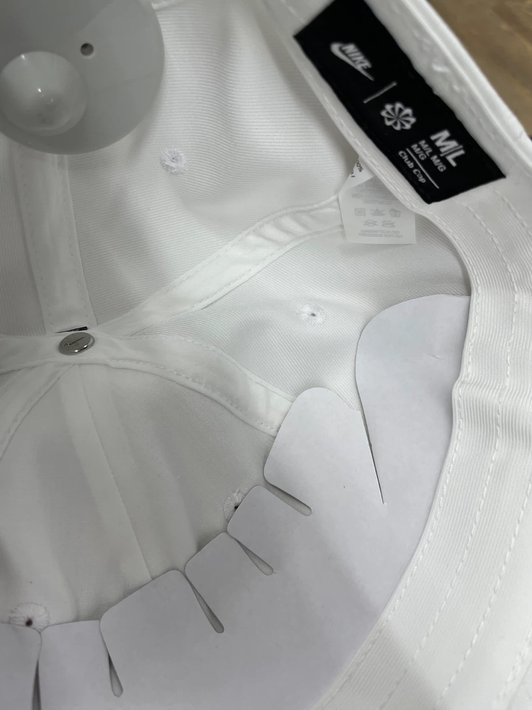 Nike Club Cap M/L White - photo 3