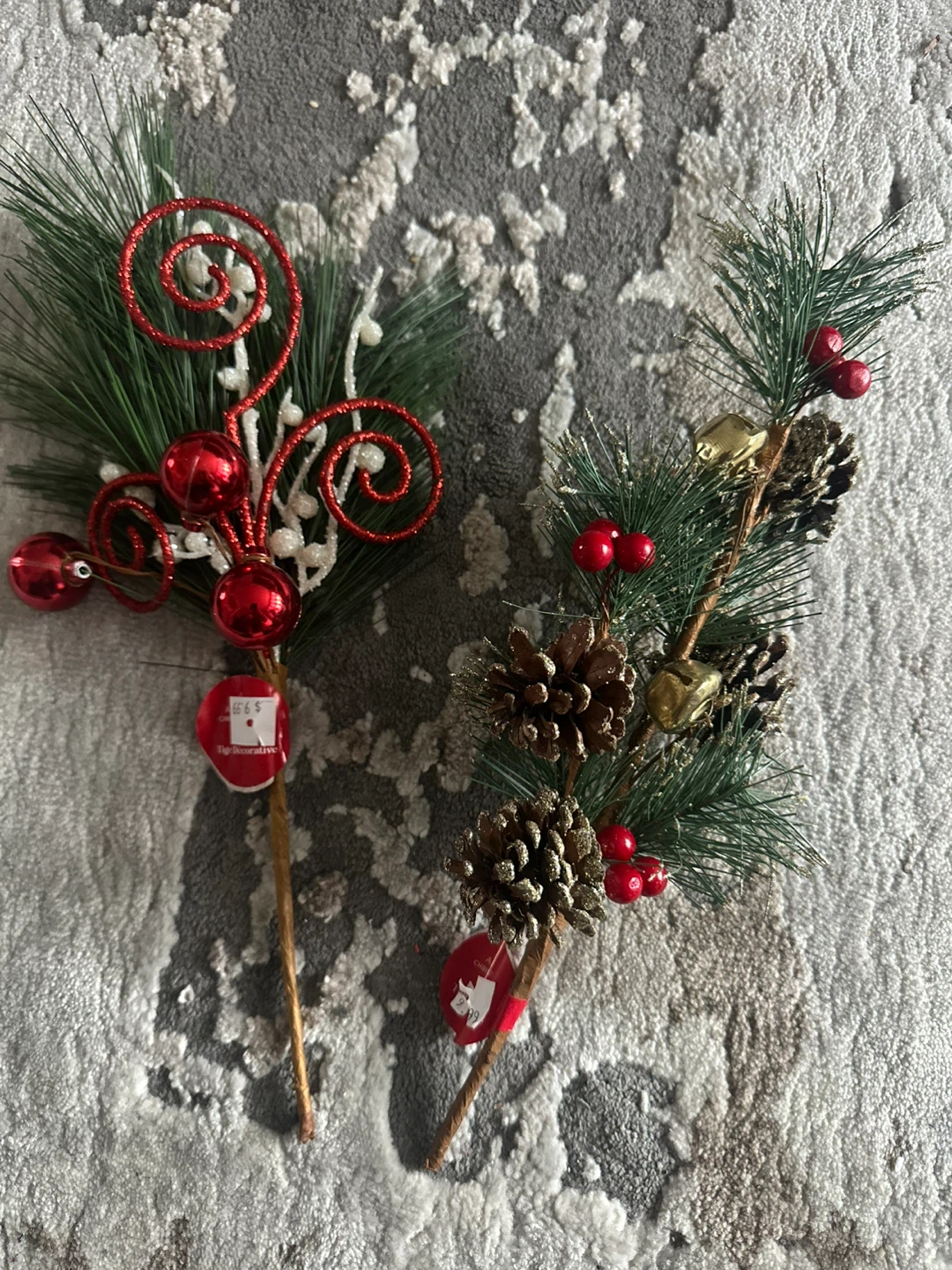 New Christmas Decorative Picks (2-Pack)