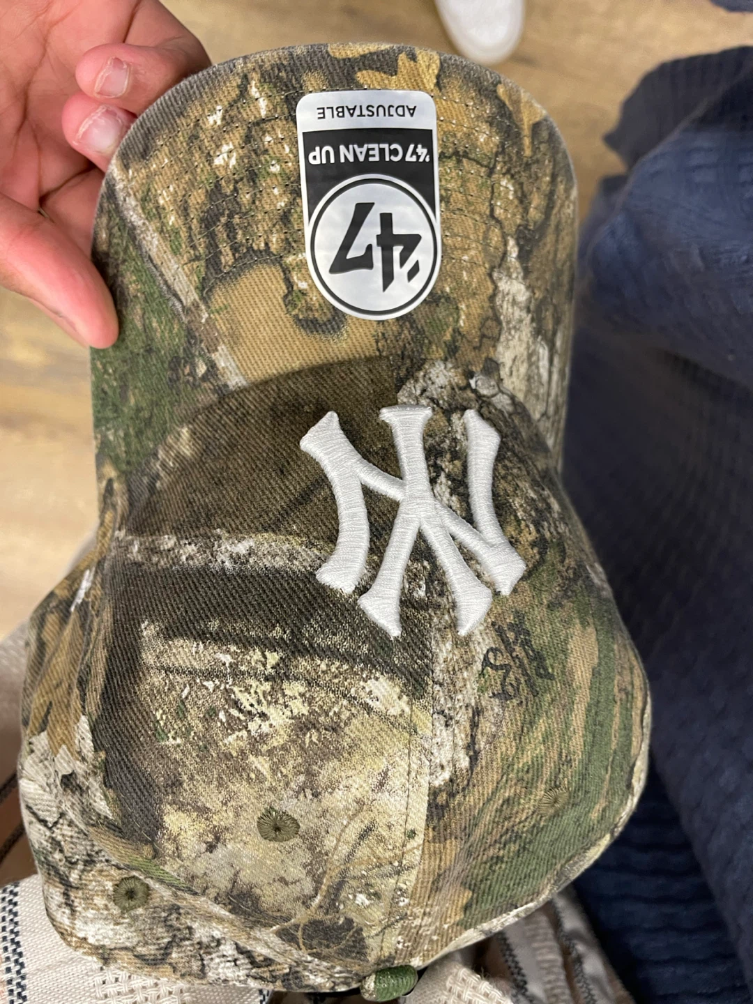 47 Brand Realtree Camo Yankees Cap