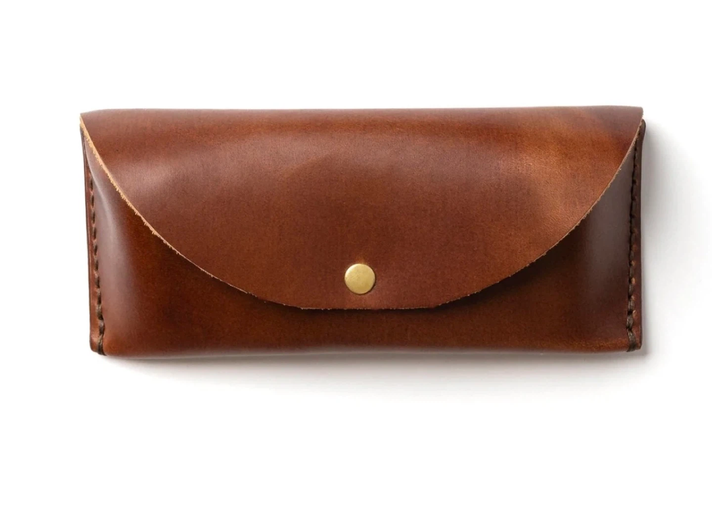 Brown Leather Glasses/Shades Case