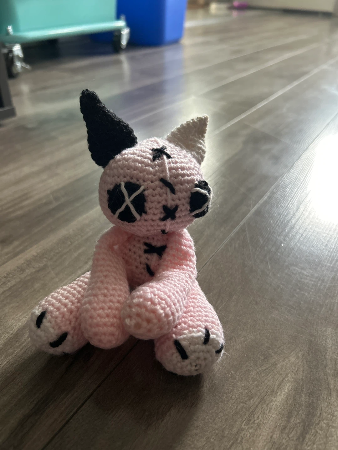 Crochet voodoo cat
