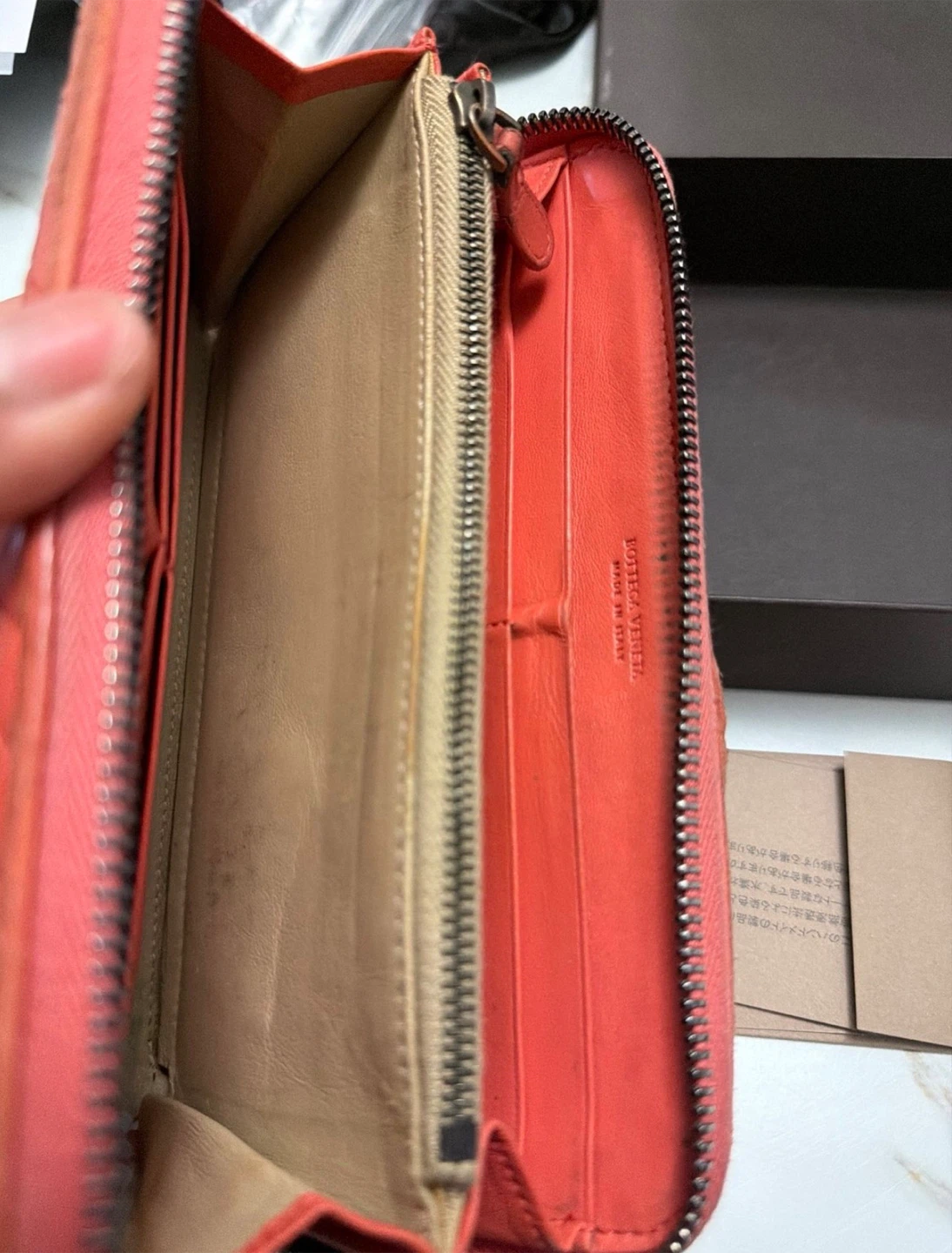 Bottega Veneta Woven Zip Around Wallet - photo 3