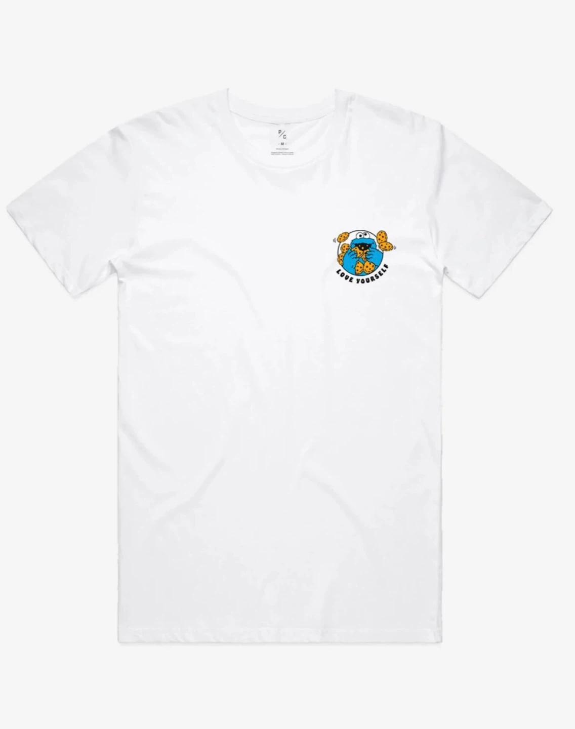 Peace Collective "Love Yourself Cookie Monster" T-Shirt XXL