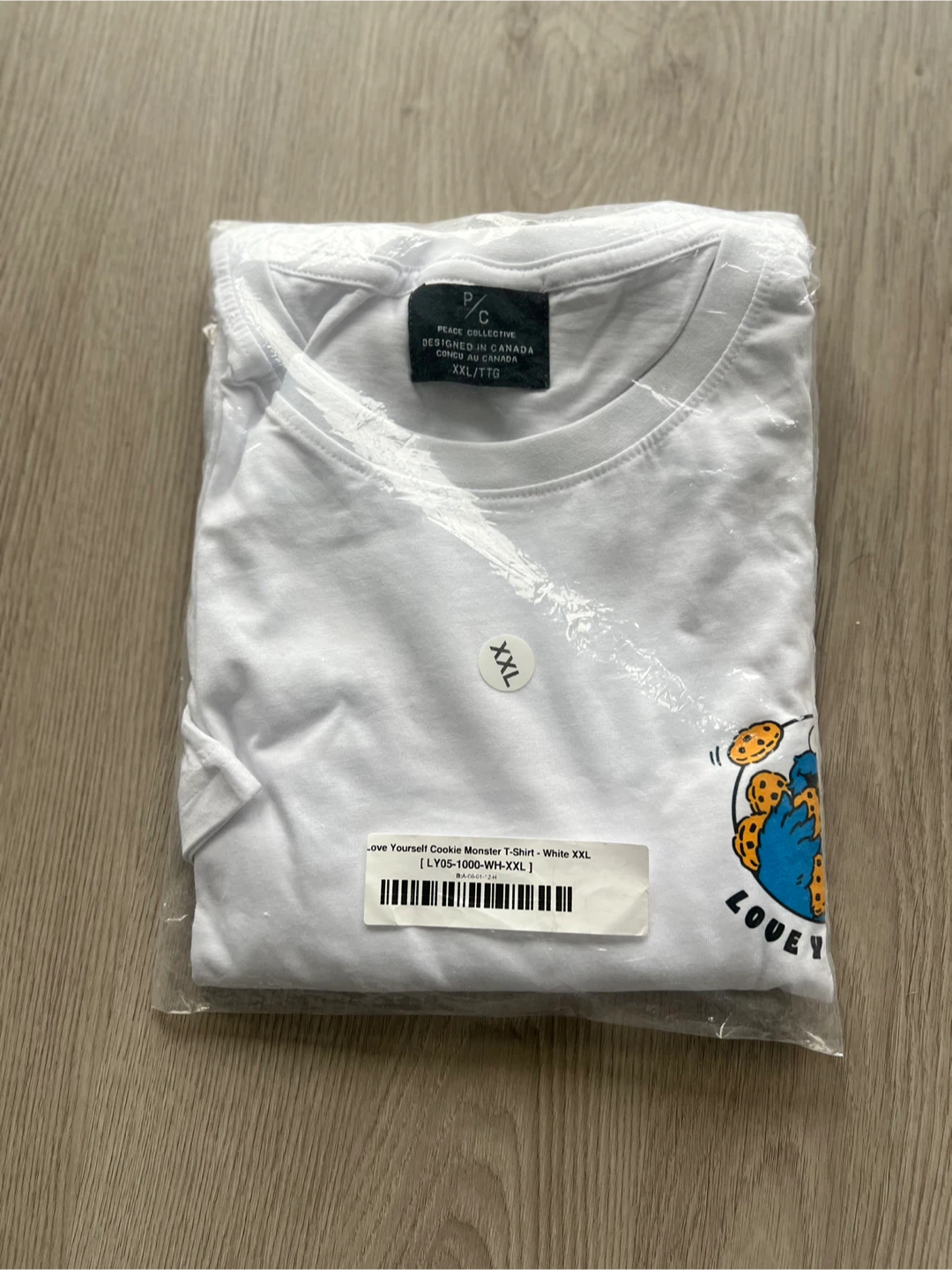 Peace Collective "Love Yourself Cookie Monster" T-Shirt XXL - photo 2
