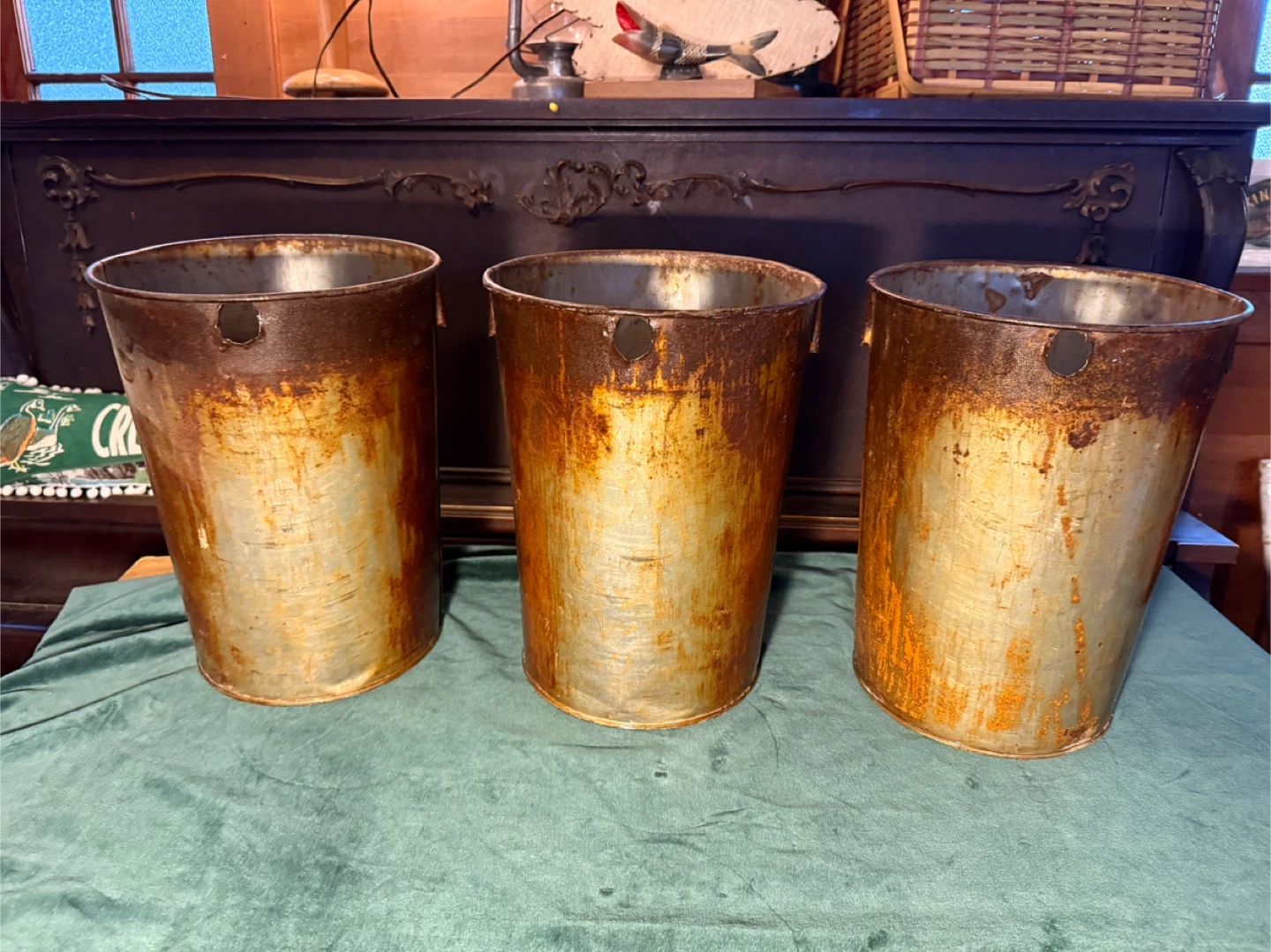 Vintage Maple Syrup Collecting Buckets - photo 2