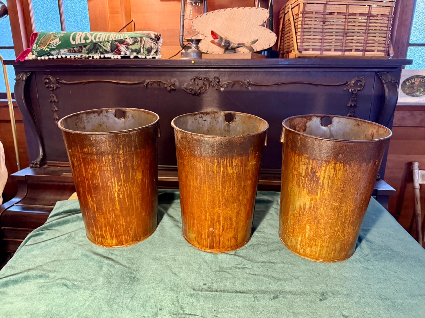 Vintage Maple Syrup Collecting Buckets