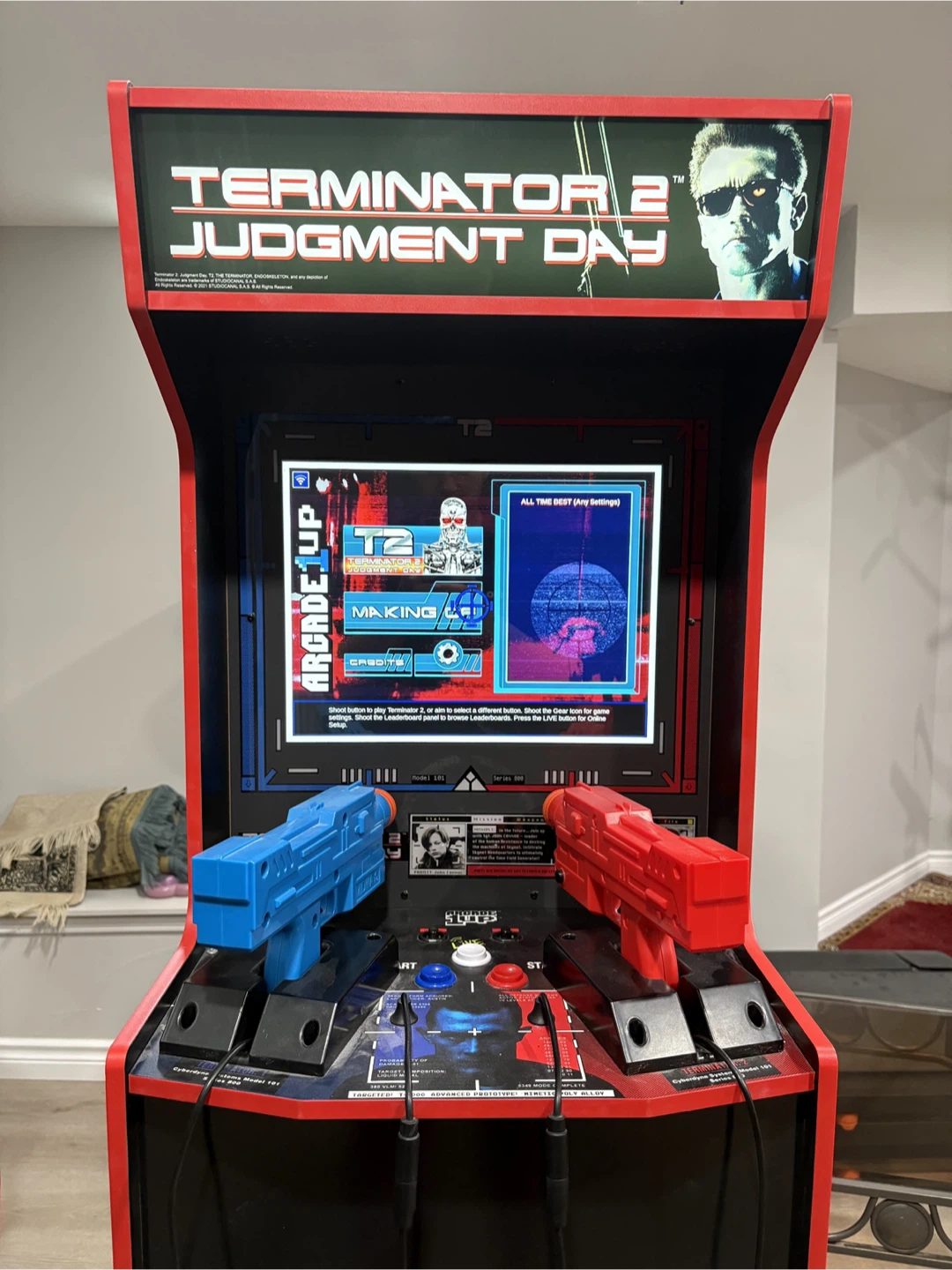 Terminator 2 Judgment Day Arcade Machine