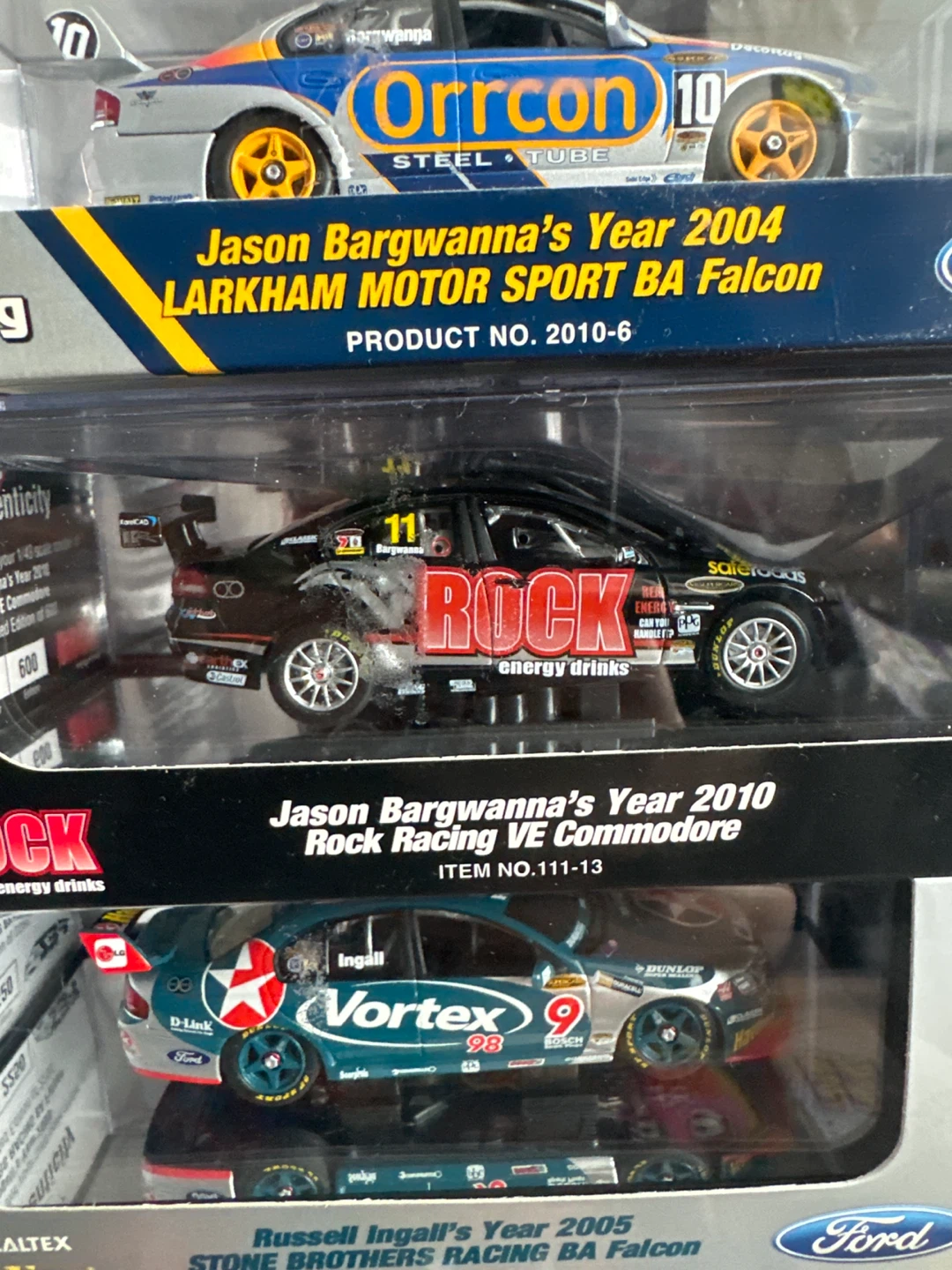3 Die-Cast Race Cars - Falcon & Commodore Models - photo 3