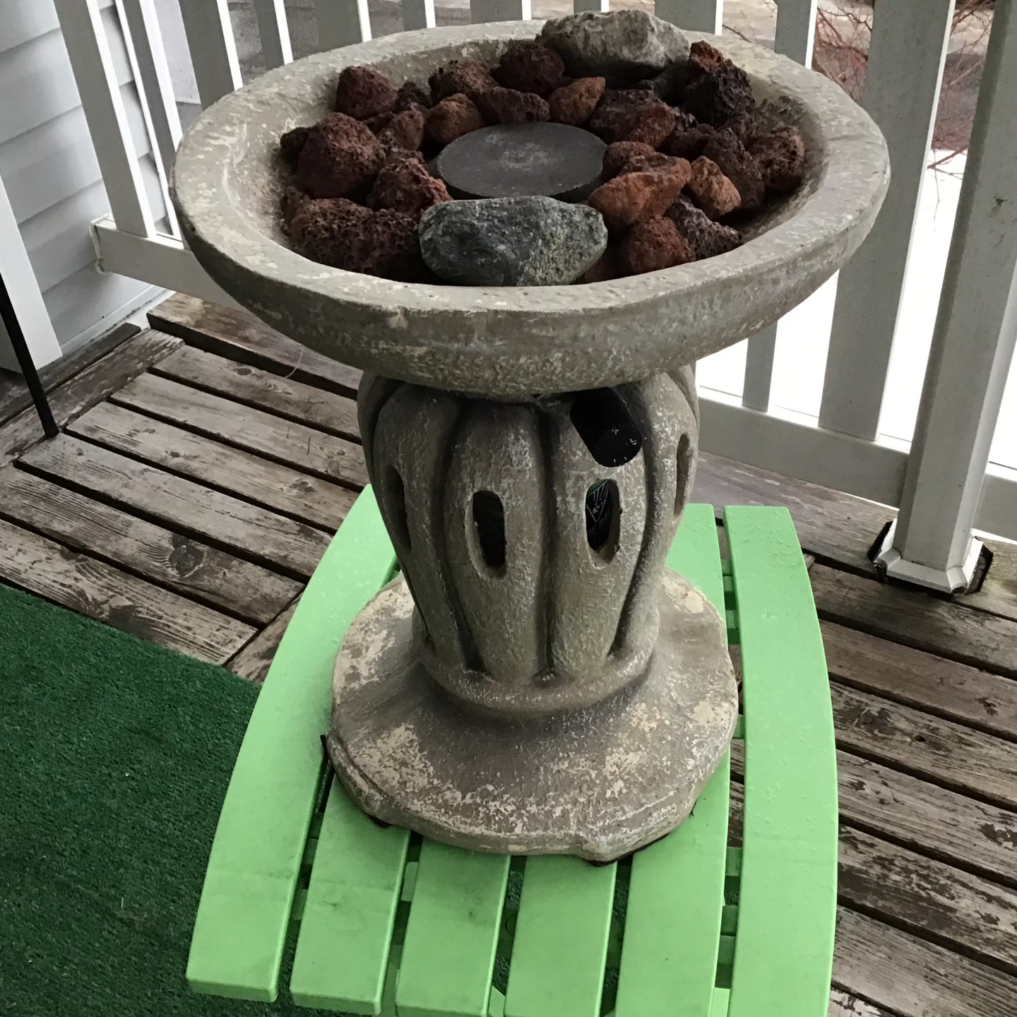 Concrete Bird Bath Style Fire Pit (Price Firm) - photo 2