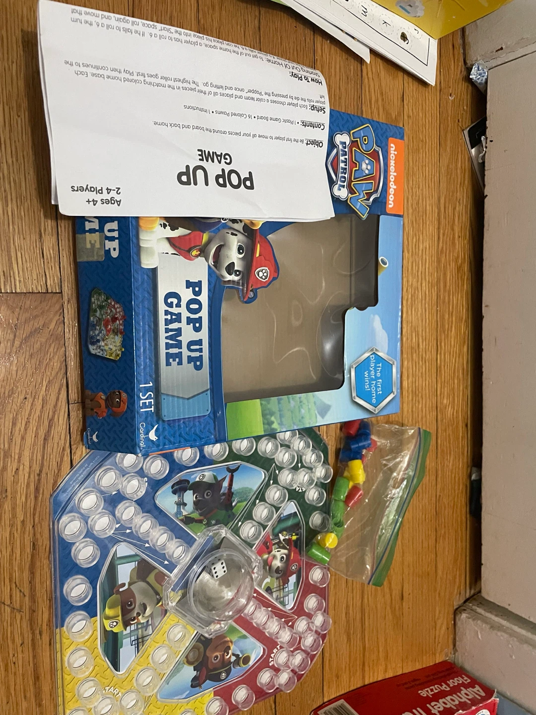 Nickelodeon Paw Patrol Pop Up Game - photo 3