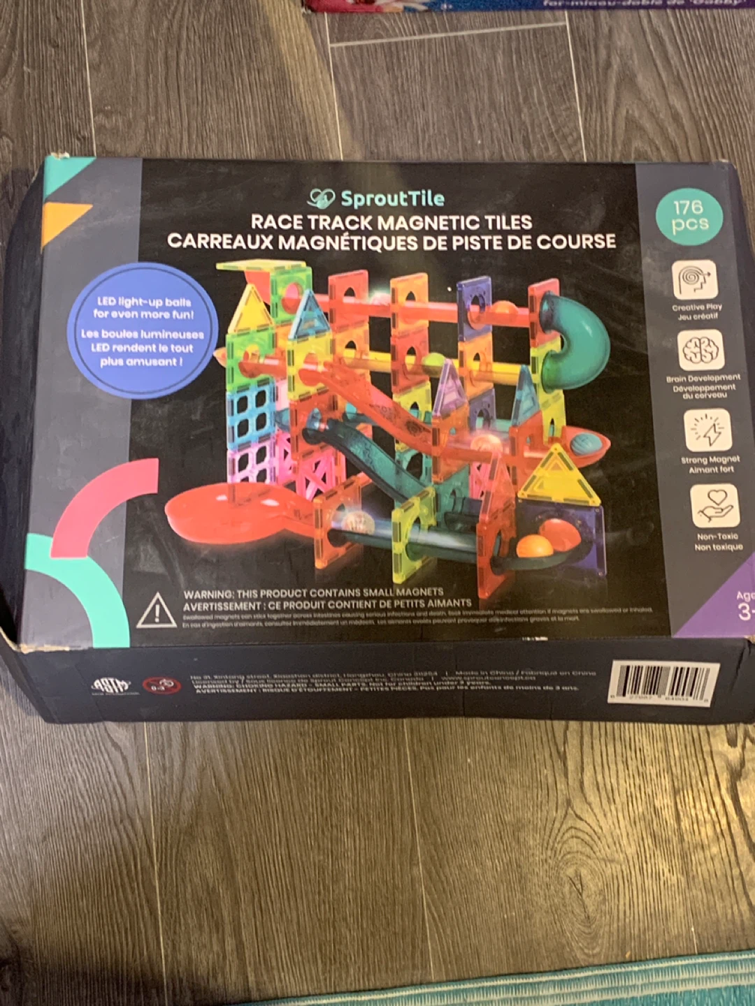 SproutTile Race Track Magnetic Tiles 176 pcs